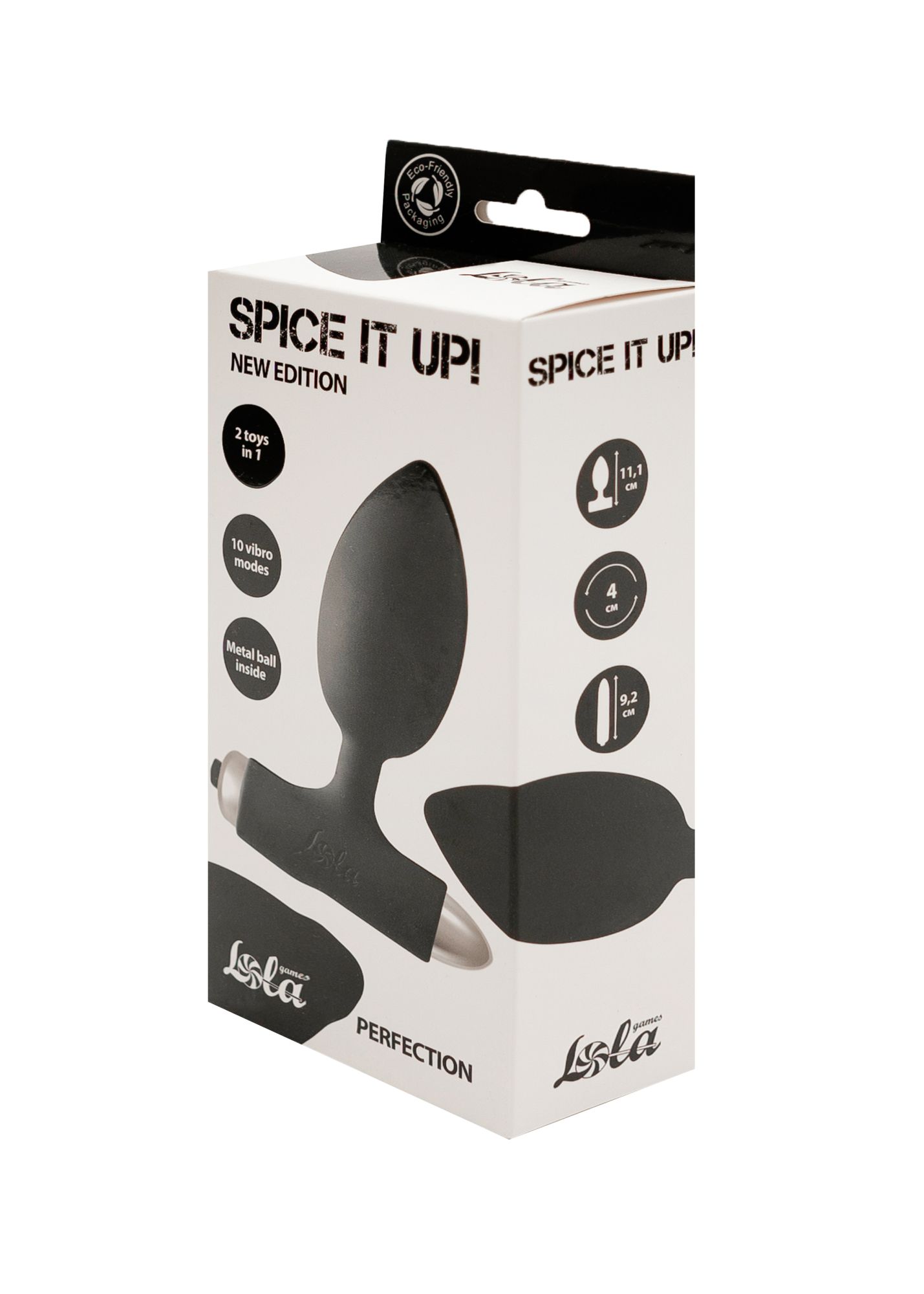анальная пробка с вибрацией spice it up new edition perfection black 8014-01lola в России