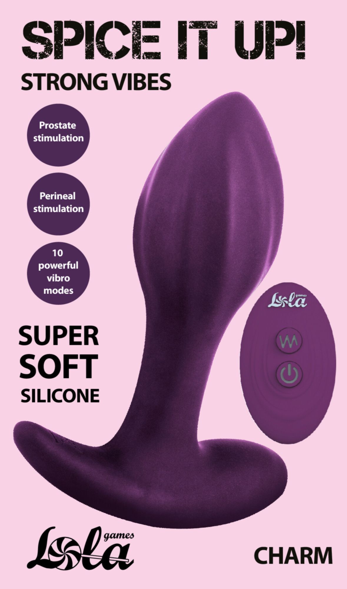 перезаряжаемая анальная пробка spice it up charm 8021-02lola в России