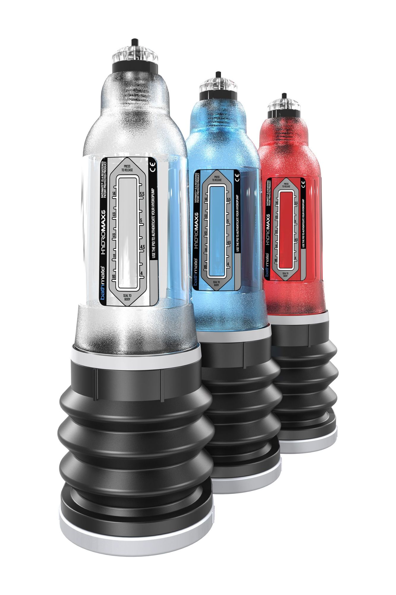 помпа для пениса bathmate hydromax5, abs пластик, голубая (аналог hydromax x20) в России