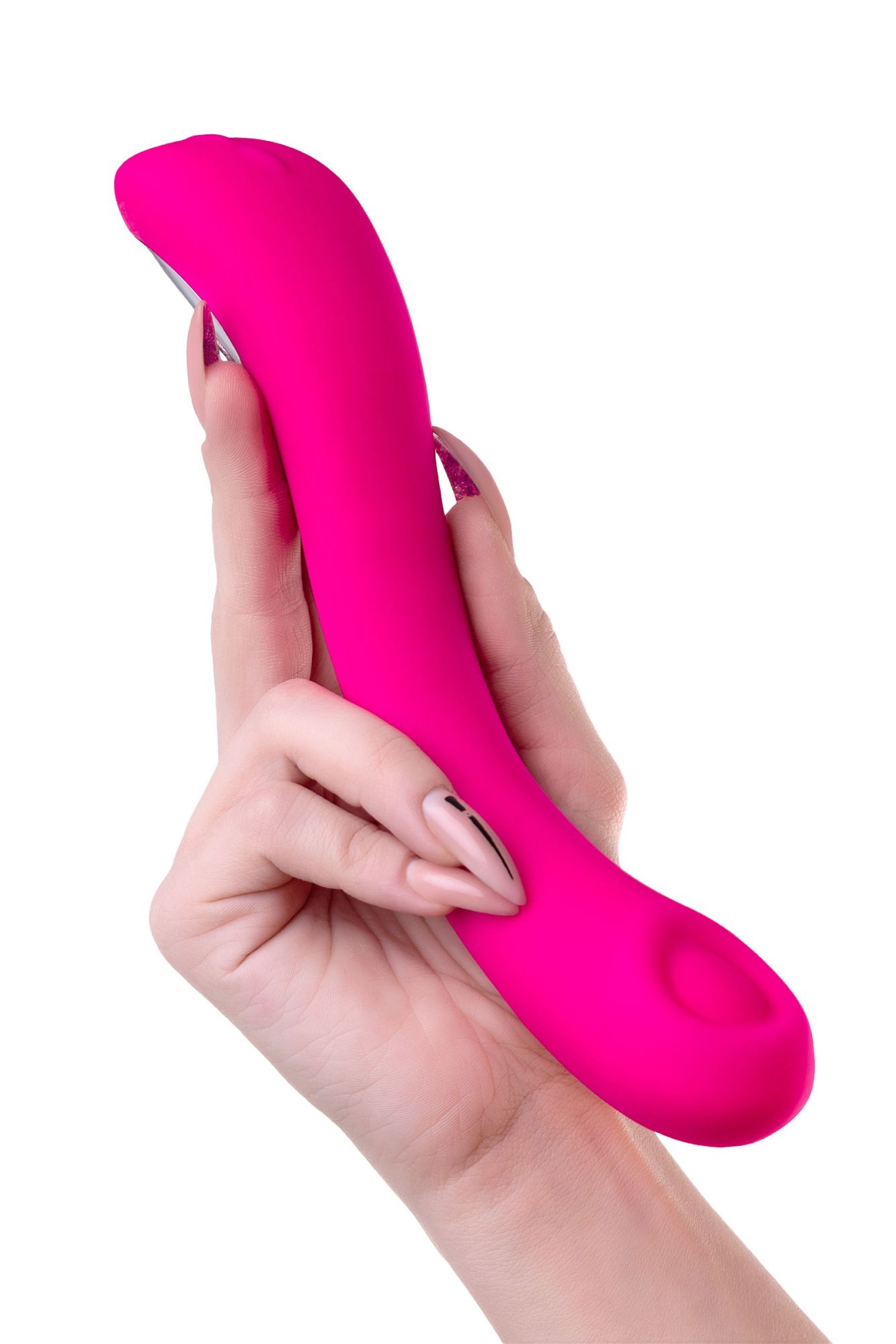 нереалистичный вибратор lovense osci 2, силикон, розовый, 22 см в России