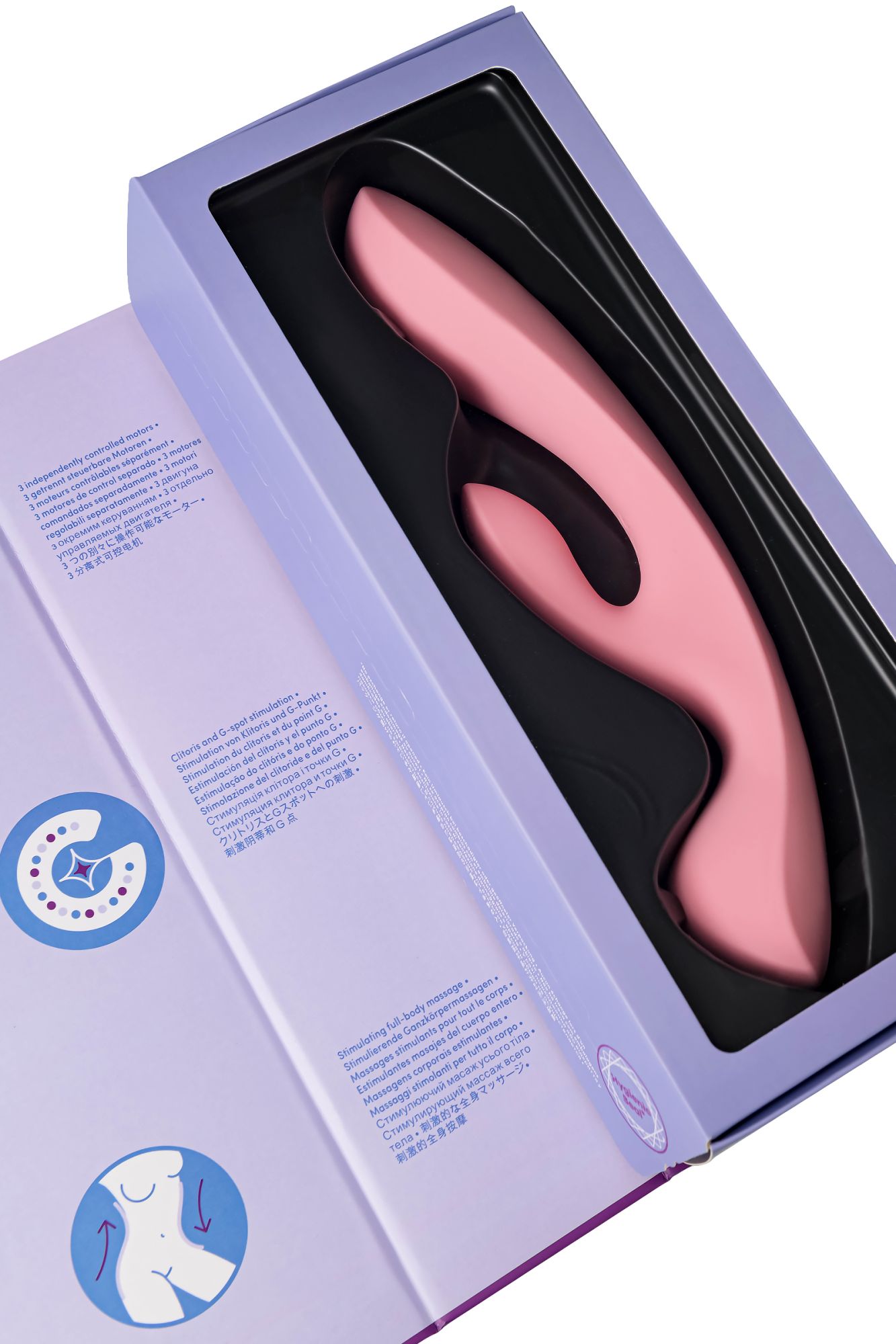 нереалистичный вибратор satisfyer triple oh, силикон, розовый, 24 см в России