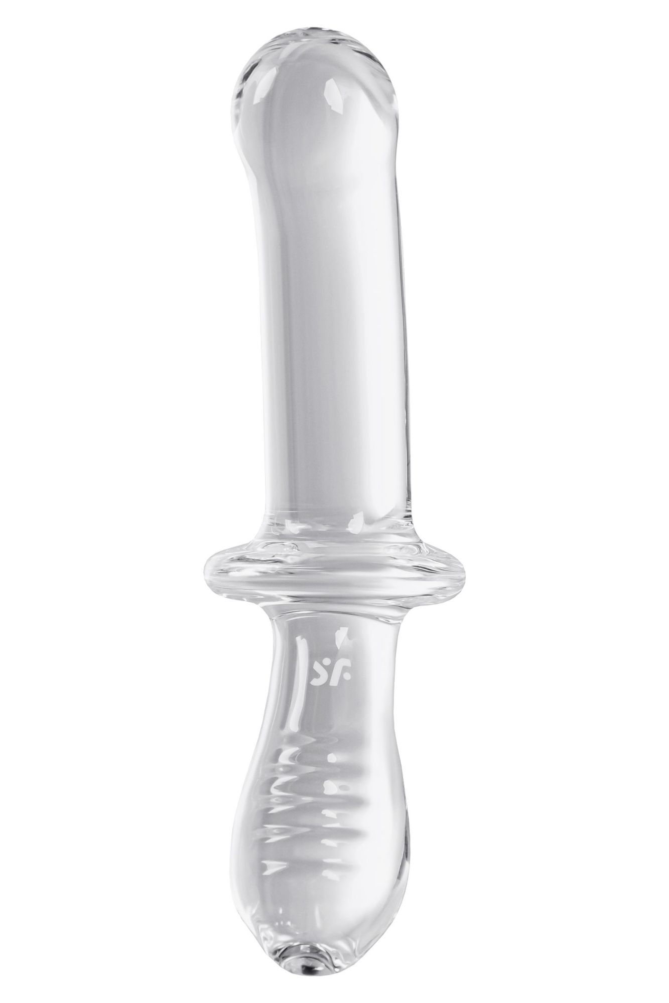 двусторонний фаллоимитатор satisfyer double crystal, стекло, прозрачный, 19,5 см в России
