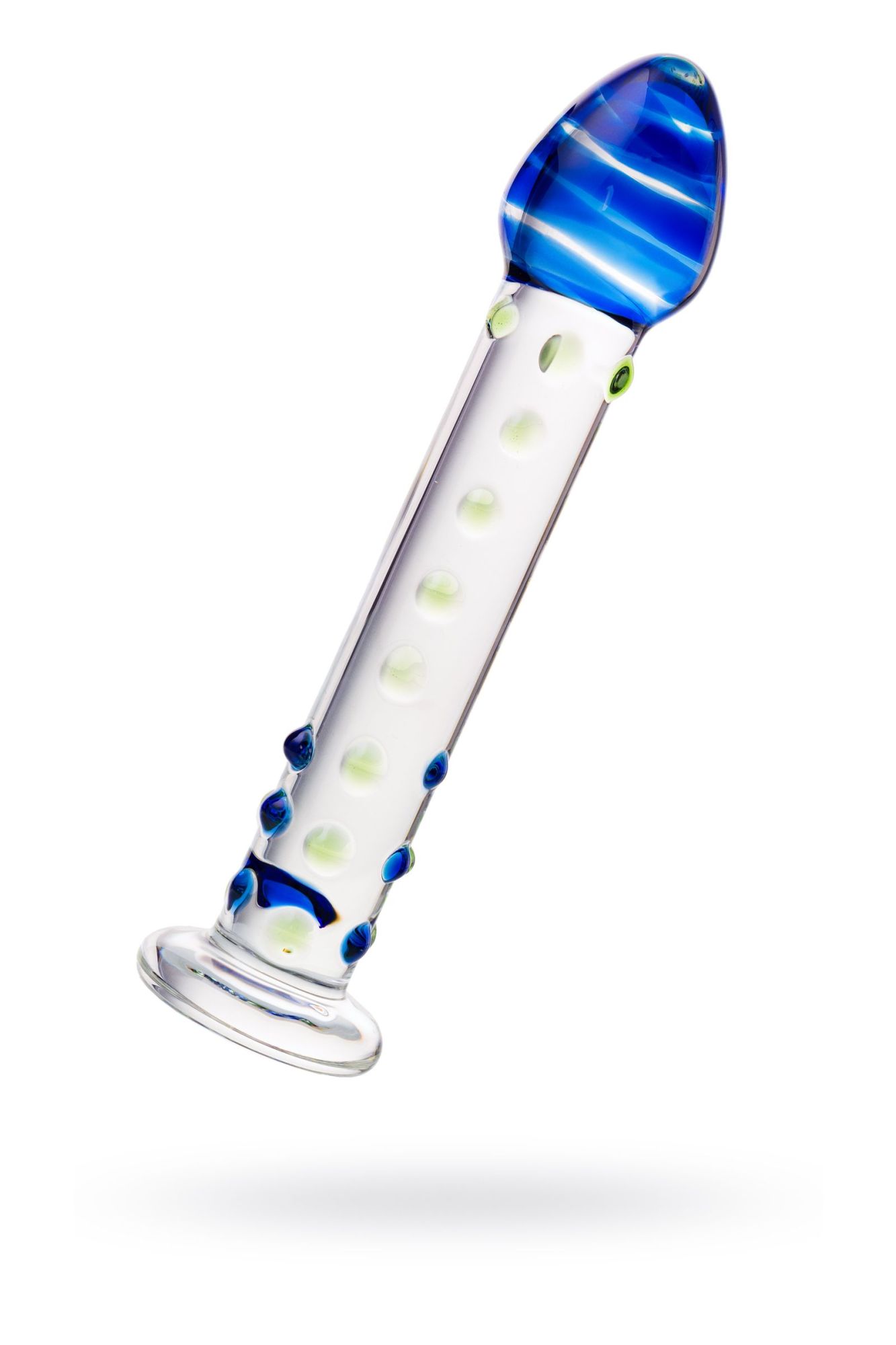 нереалистичный фаллоимитатор sexus glass, стекло, прозрачный, 18 см в России