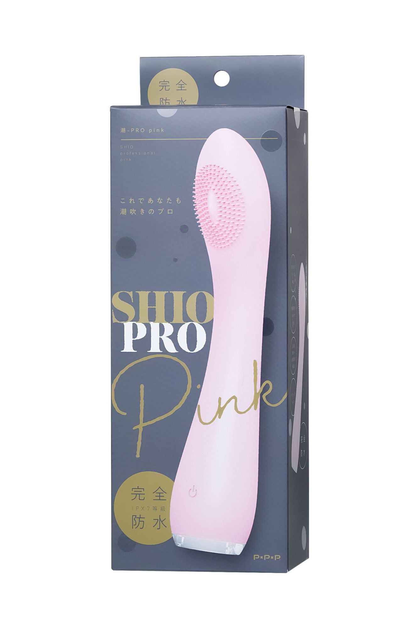 вибратор ppp shio-pro, силикон, розовый, 21 см в России