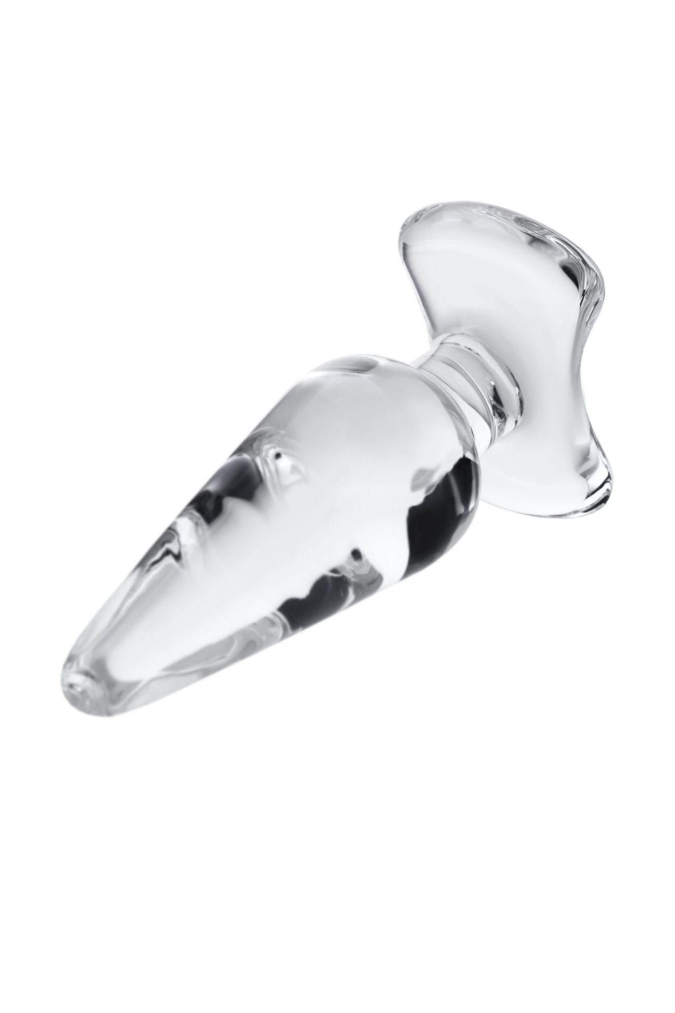 анальная втулка sexus glass, стекло, прозрачная, 11,5 см, ø 3,5 см в России