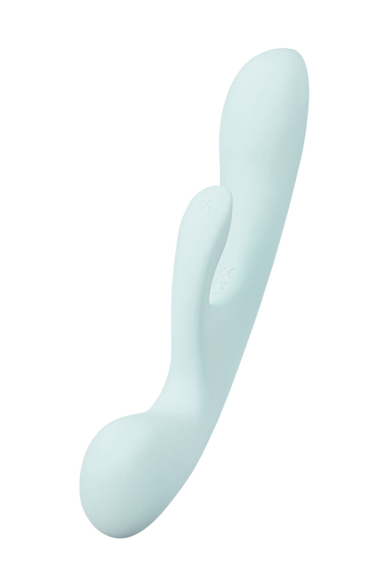 нереалистичный вибратор satisfyer triple oh, силикон, голубой, 24 см в России