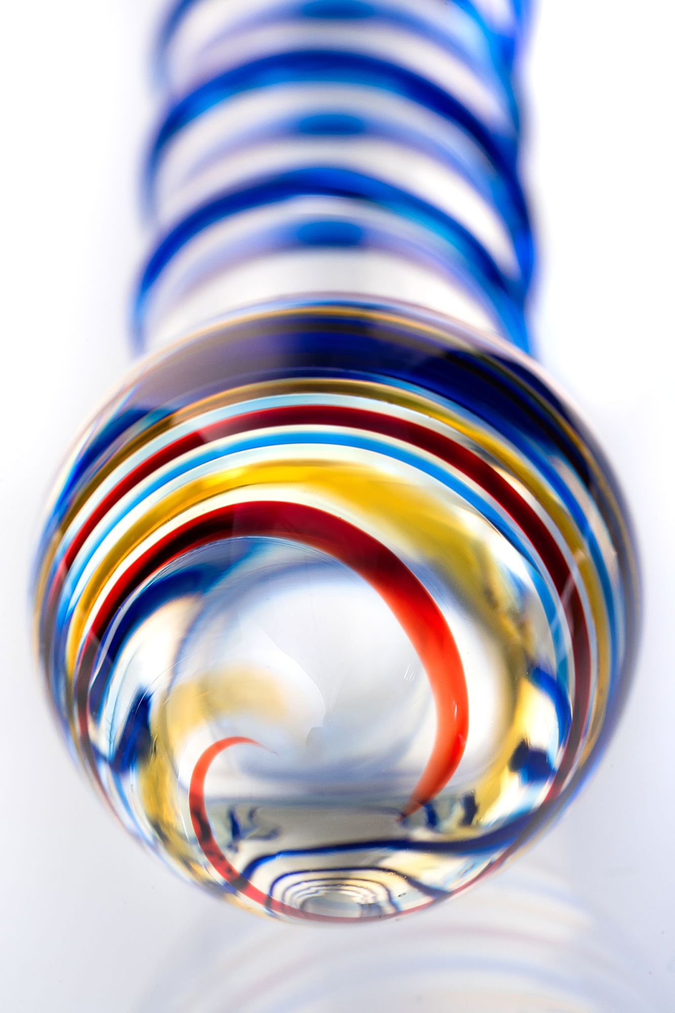 нереалистичный фаллоимитатор sexus glass, стекло, 18 см в России