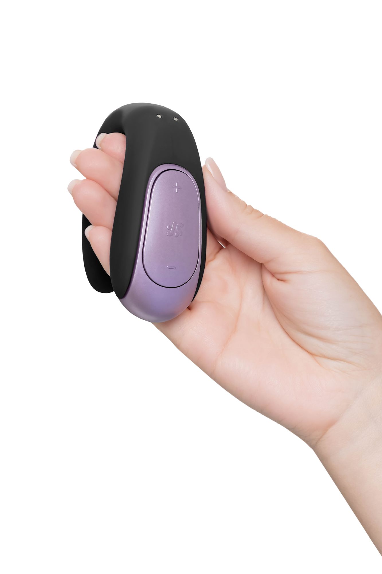 многофункциональный стимулятор для пар satisfyer partner double fun, силикон, черный, 9 см в России