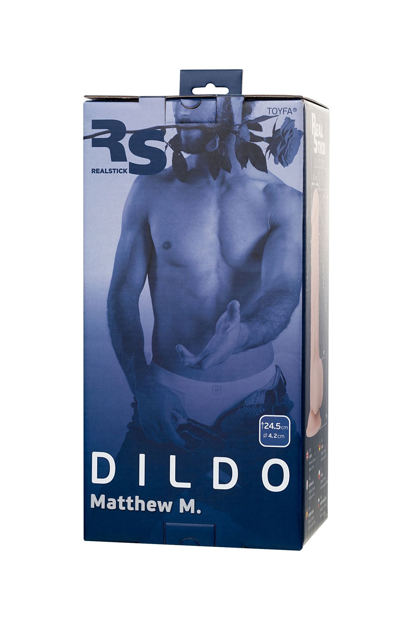 фаллоимитатор rs silicone matthew m с уникальным материалом, телесный, 24,5 см в России