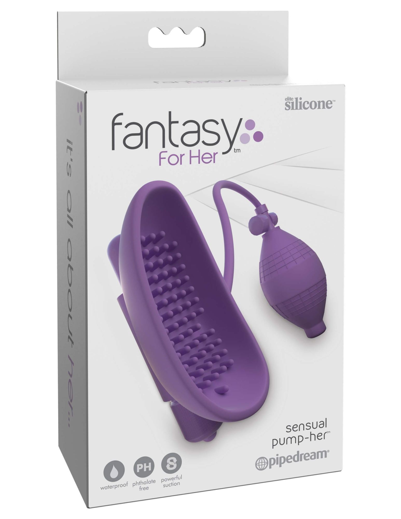 вибропомпа pipedream fantasy for her sensual pump-her, фиолетовая в России