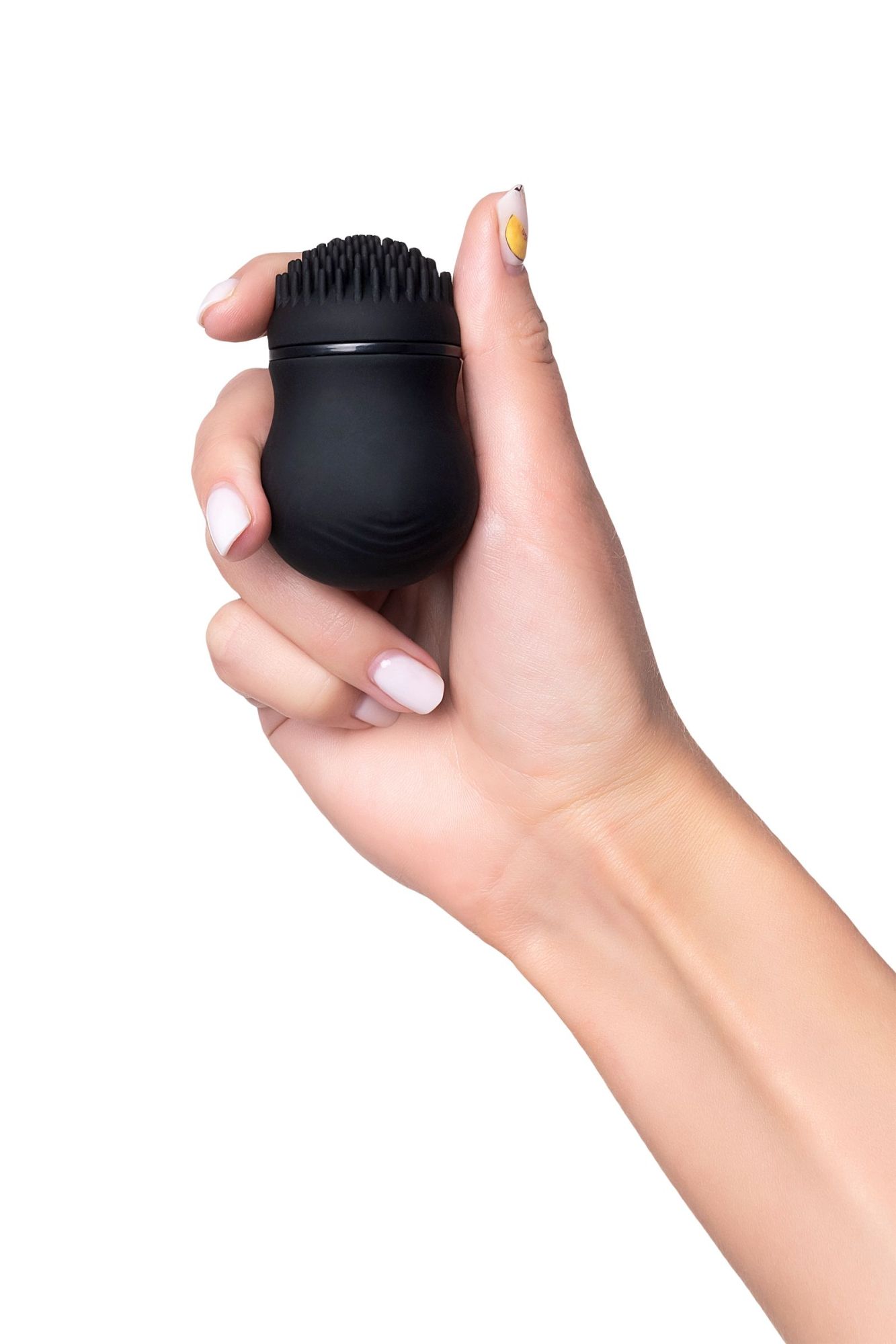 стимулятор клитора ppp curu-curu brush roter, abs-пластик, черный, 5,5 см в России