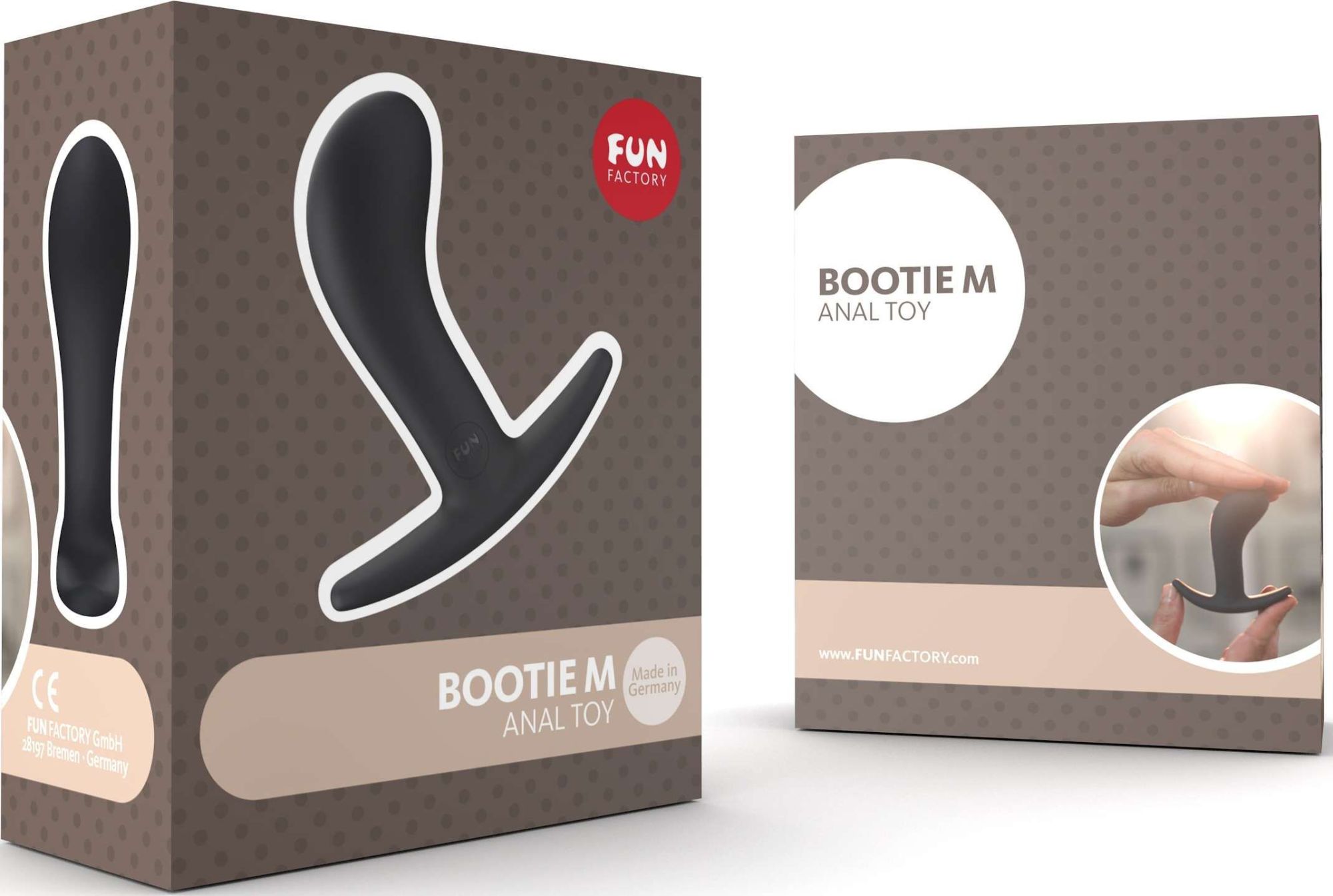 анальный стимулятор fun factory bootie medium, чёрный в России