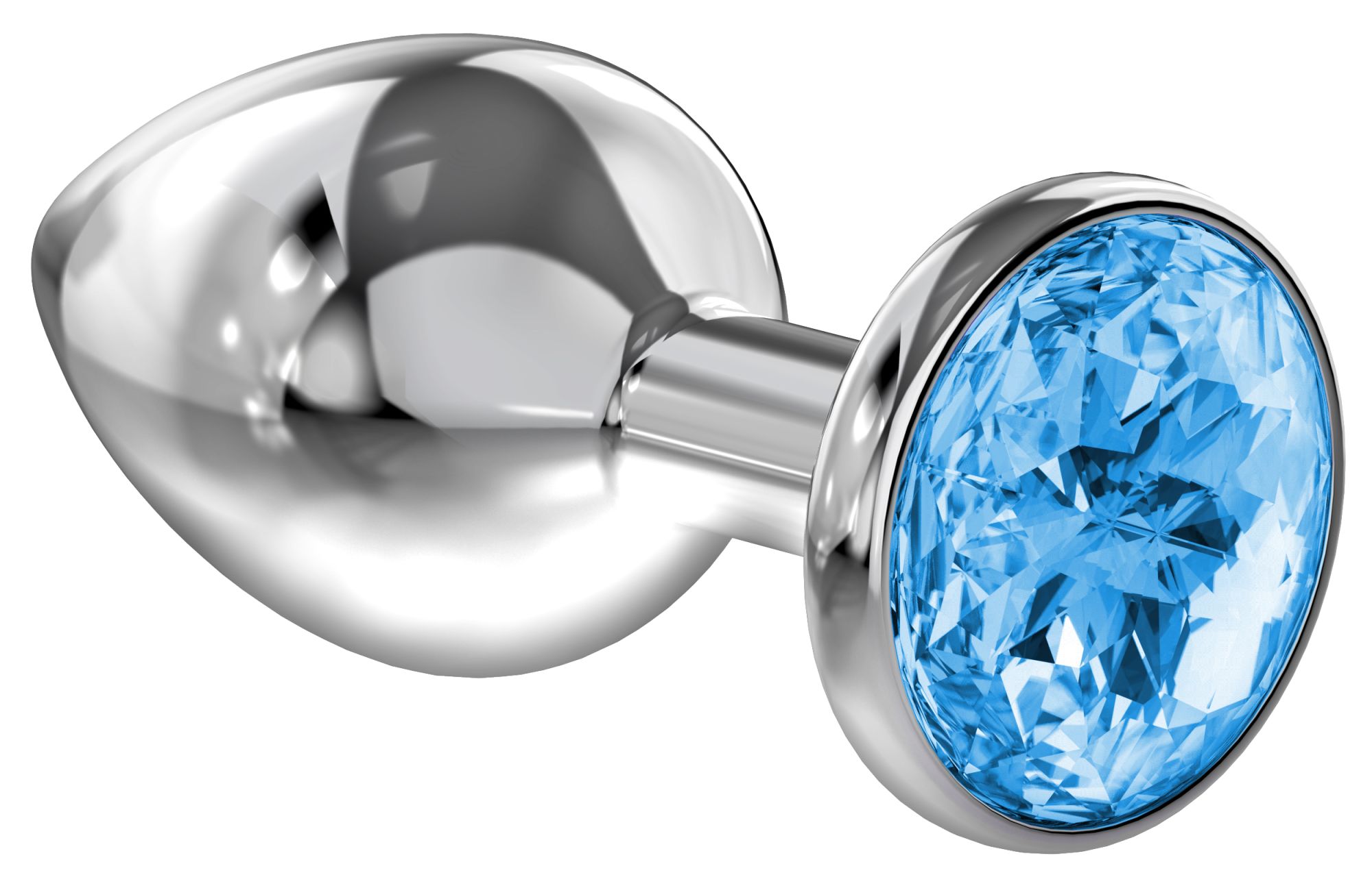 анальная пробка diamond light blue sparkle large 4010-04lola в России