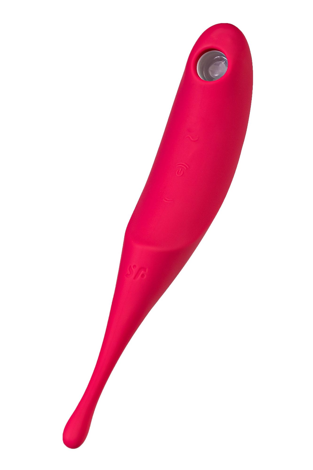вакуум-волновой бесконтактный стимулятор клитора satisfyer twirling pro, силикон, красный, 20 см в России