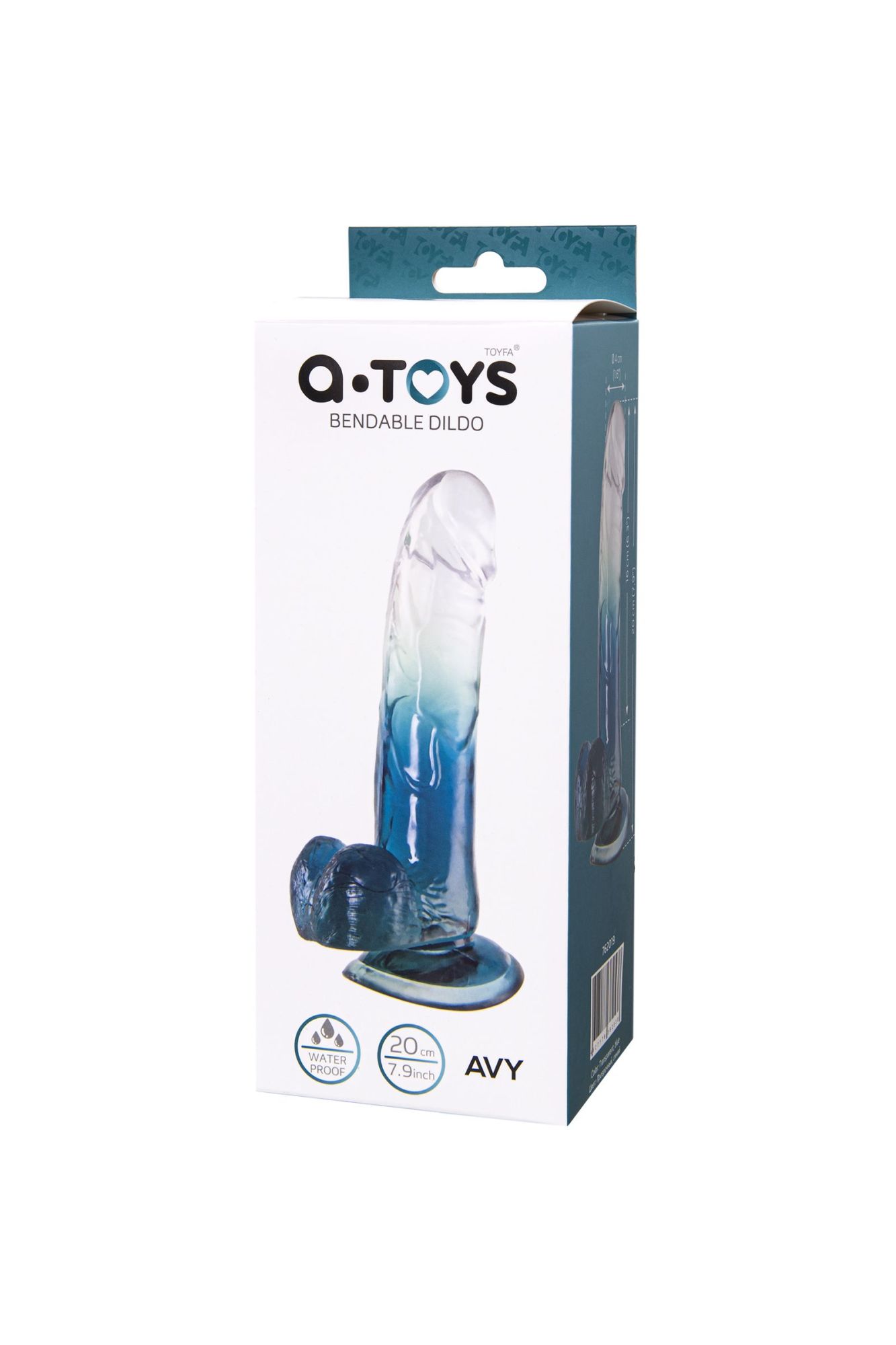 фаллоимитатор a-toys by toyfa avy, tpe, 20 см в России