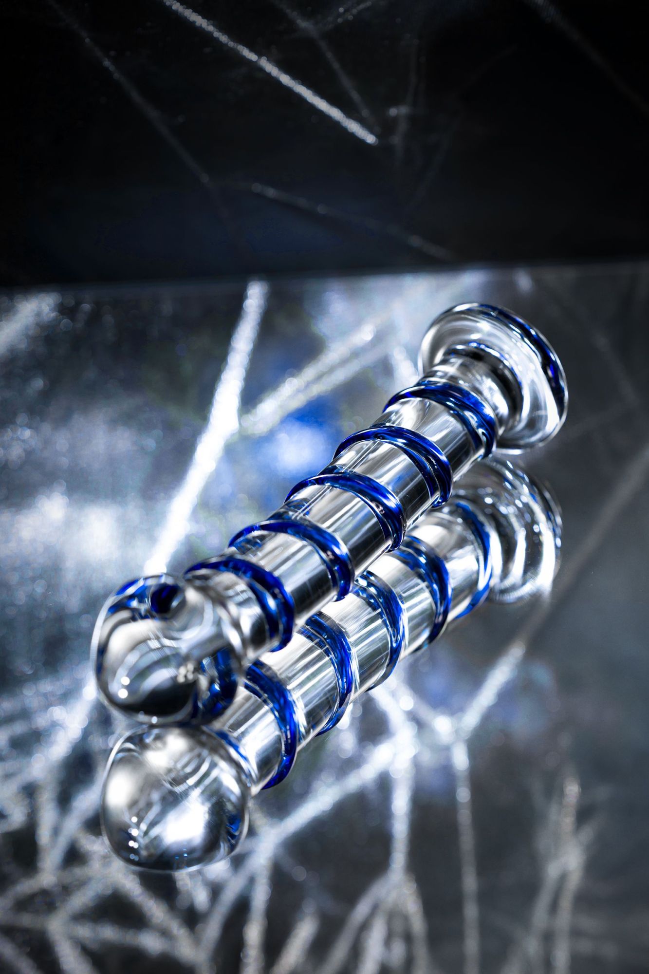 нереалистичный фаллоимитатор sexus glass, стекло, 17 см в России