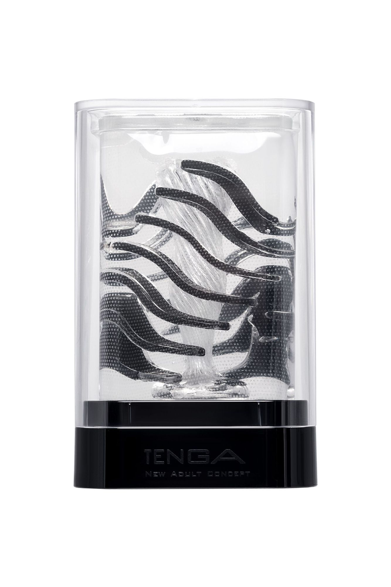 нереалистичный мастурбатор tenga crysta leaf, tpe, прозрачный, 15,5 см в России