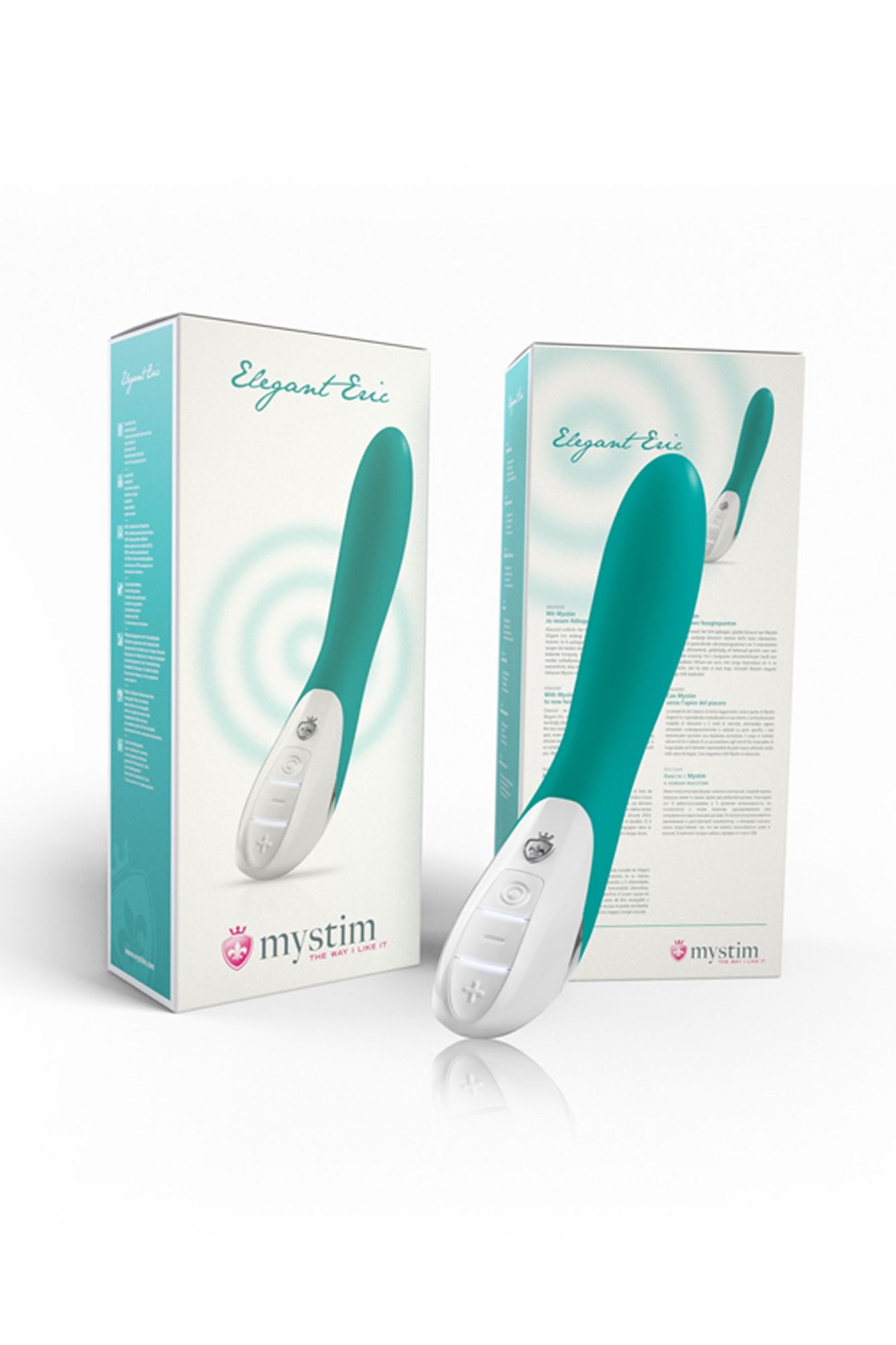 вибратор mystim elegant eric силиконовый, зеленый, в России