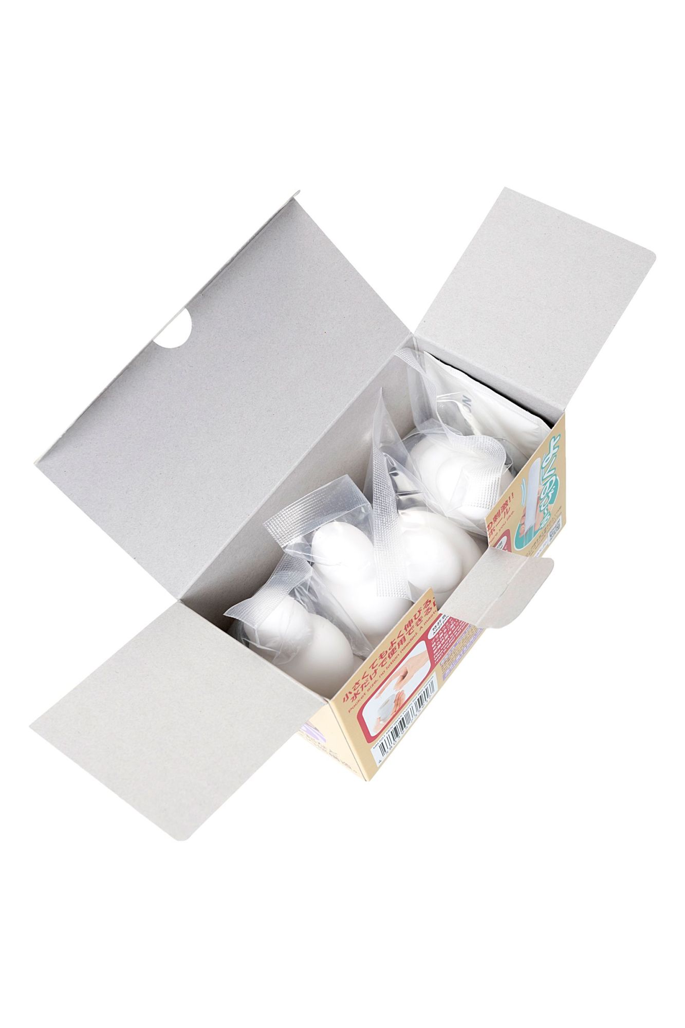мастурбатор нереалистичный mensmax pucchi set box sweets, tpe, белый, 6,5 см в России