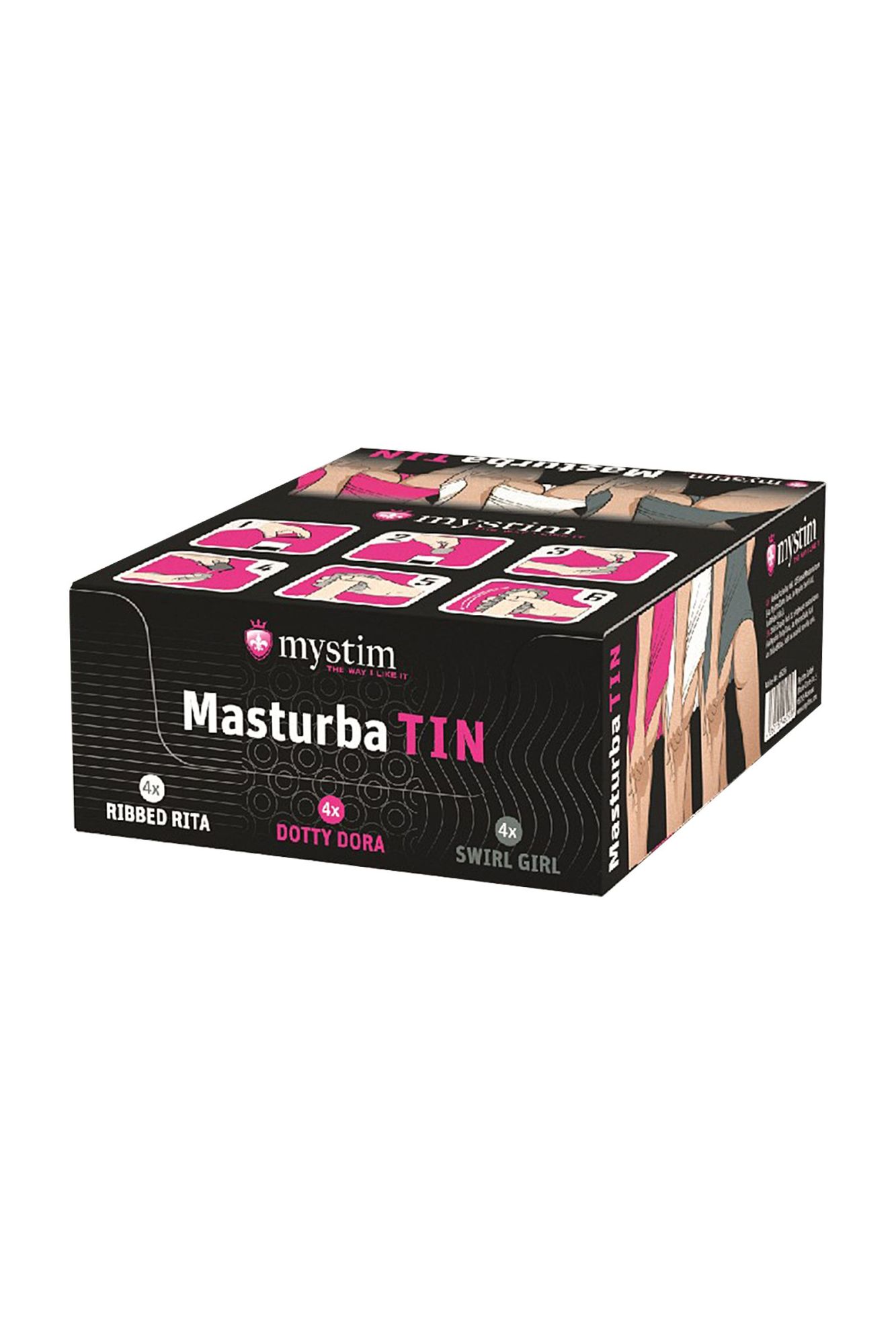 набор мастурбаторов mystim mystim masturbatin set, tpe, белый, 5,5 см в России