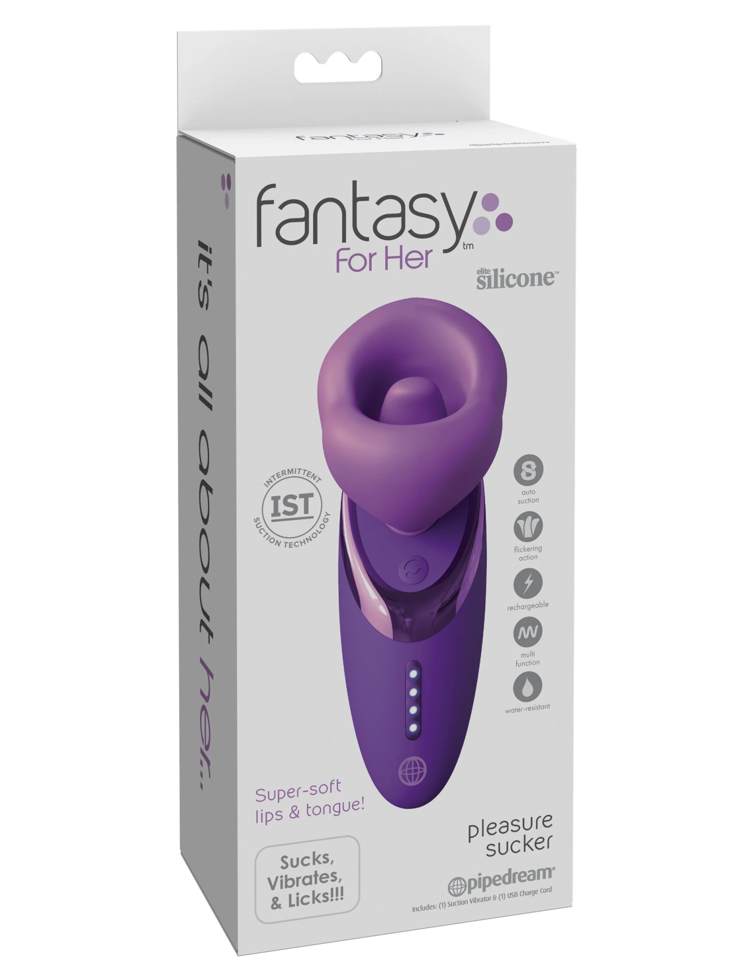 вакуумный стимулятор fantasy for her pleasure sucker -purple pipedream 496912pd в России