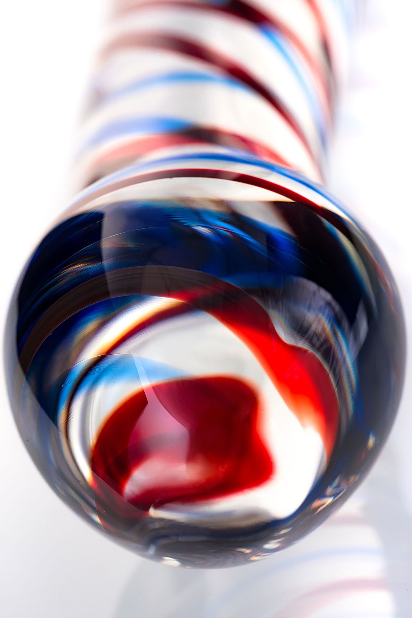 фаллоимитатор с двумя головками sexus glass, стекло, прозрачный, 21 см в России