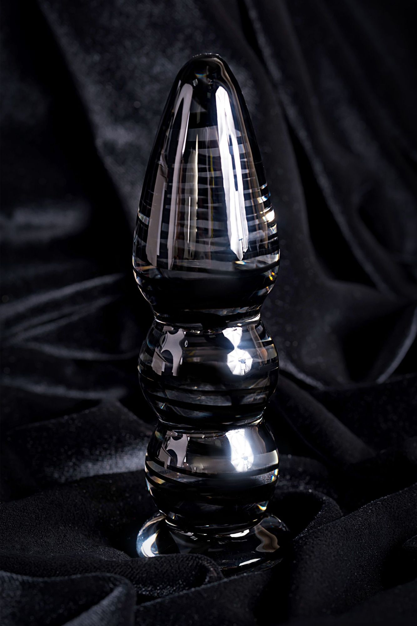 анальная втулка sexus glass, стекло, прозрачный, 13 см, ø 3,5 см в России