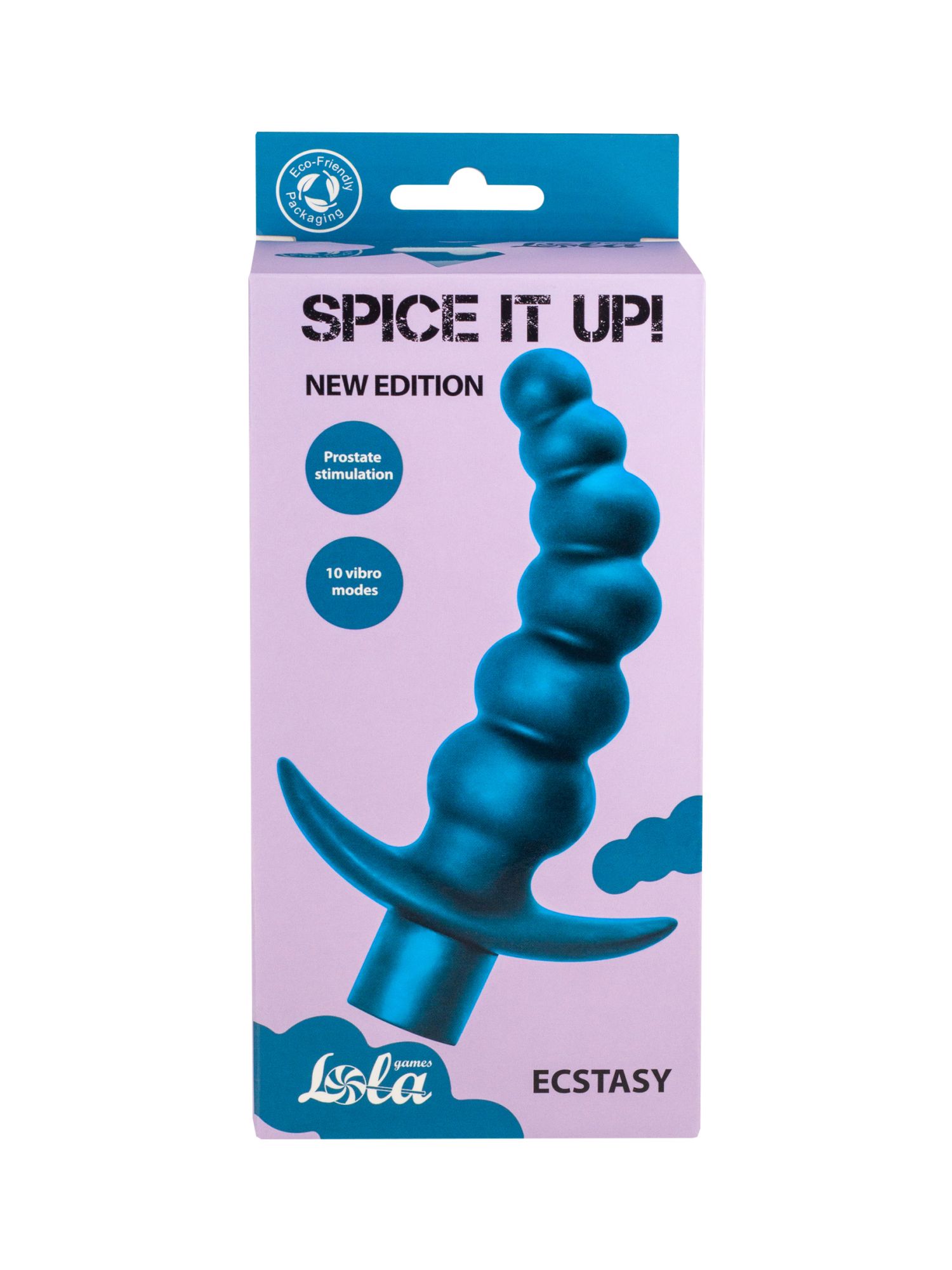 анальная пробка с вибрацией spice it up ecstasy aquamarine 8009-03lola в России