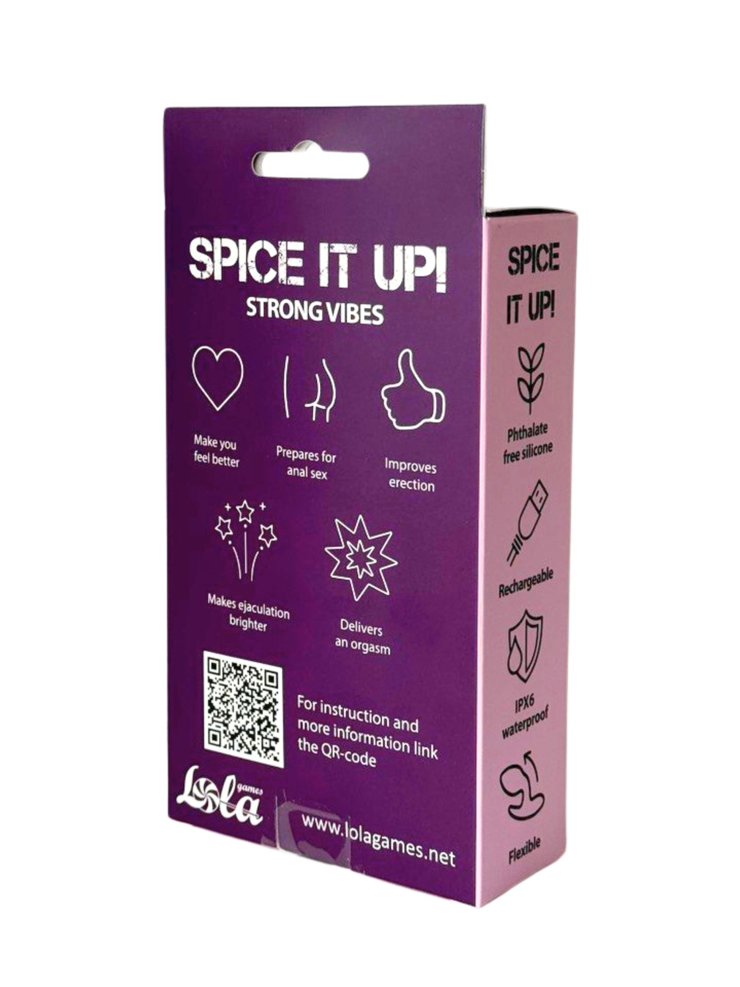 перезаряжаемая анальная пробка spice it up charm 8021-02lola в России