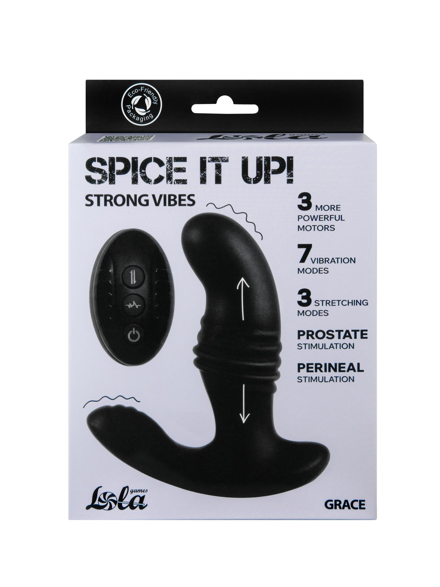 перезаряжаемый стимулятор простаты spice it up grace 8020-01lola в России