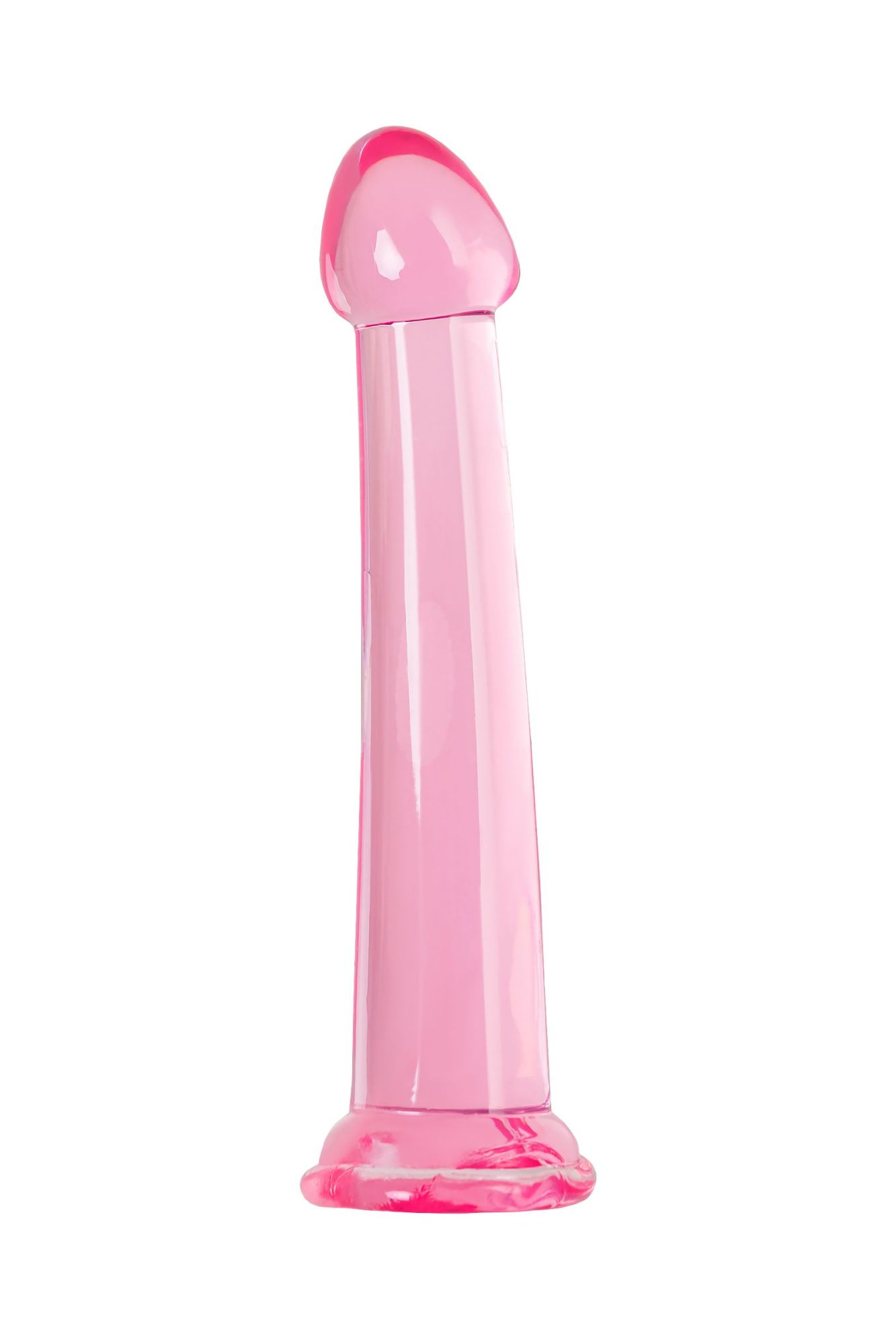 нереалистичный фаллоимитатор jelly dildo l toyfa basic, tpe, розовый, 20 см в России