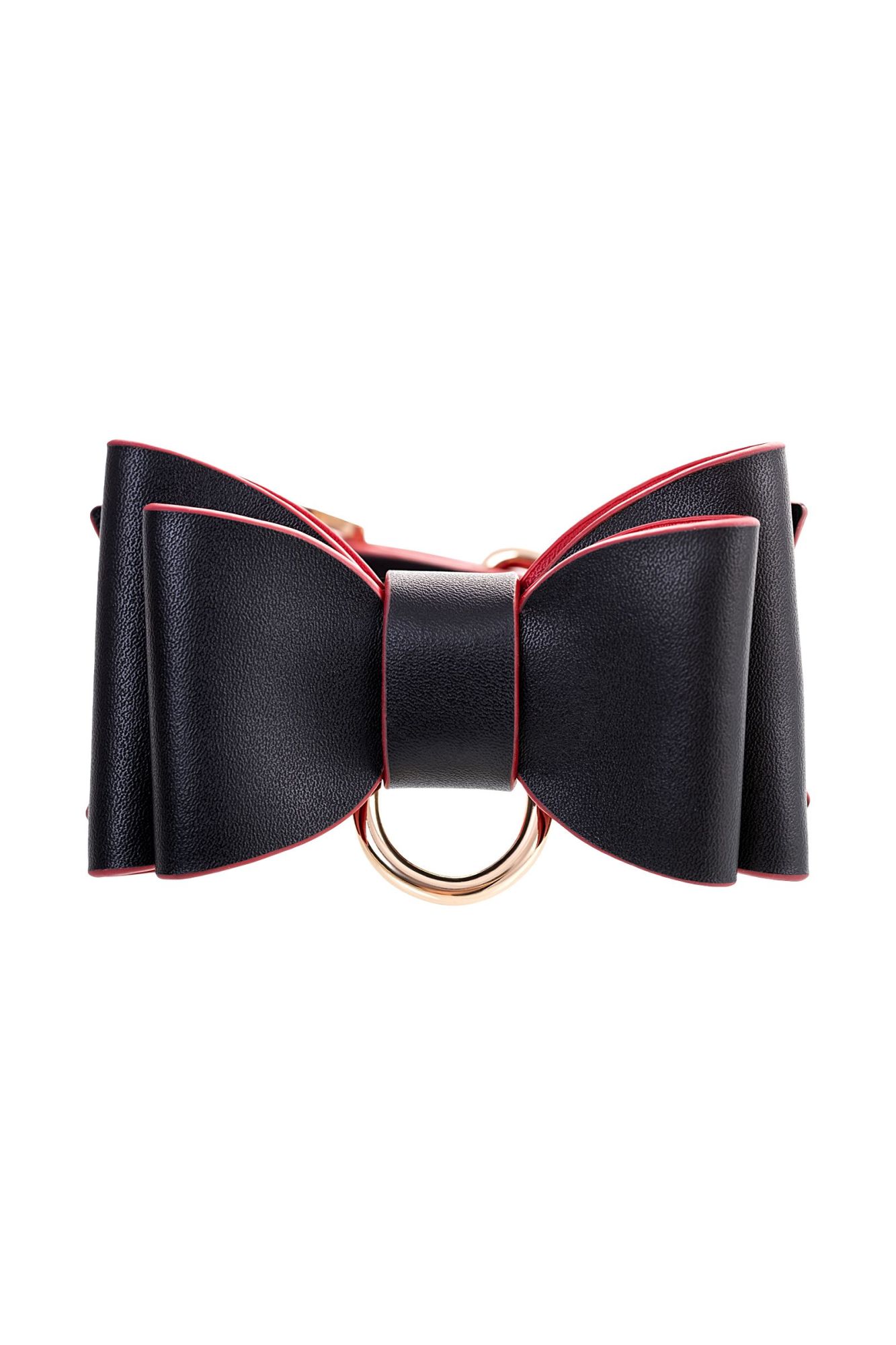 бондажный набор toyfa theatre bow-tie, pu-кожа, черный в России