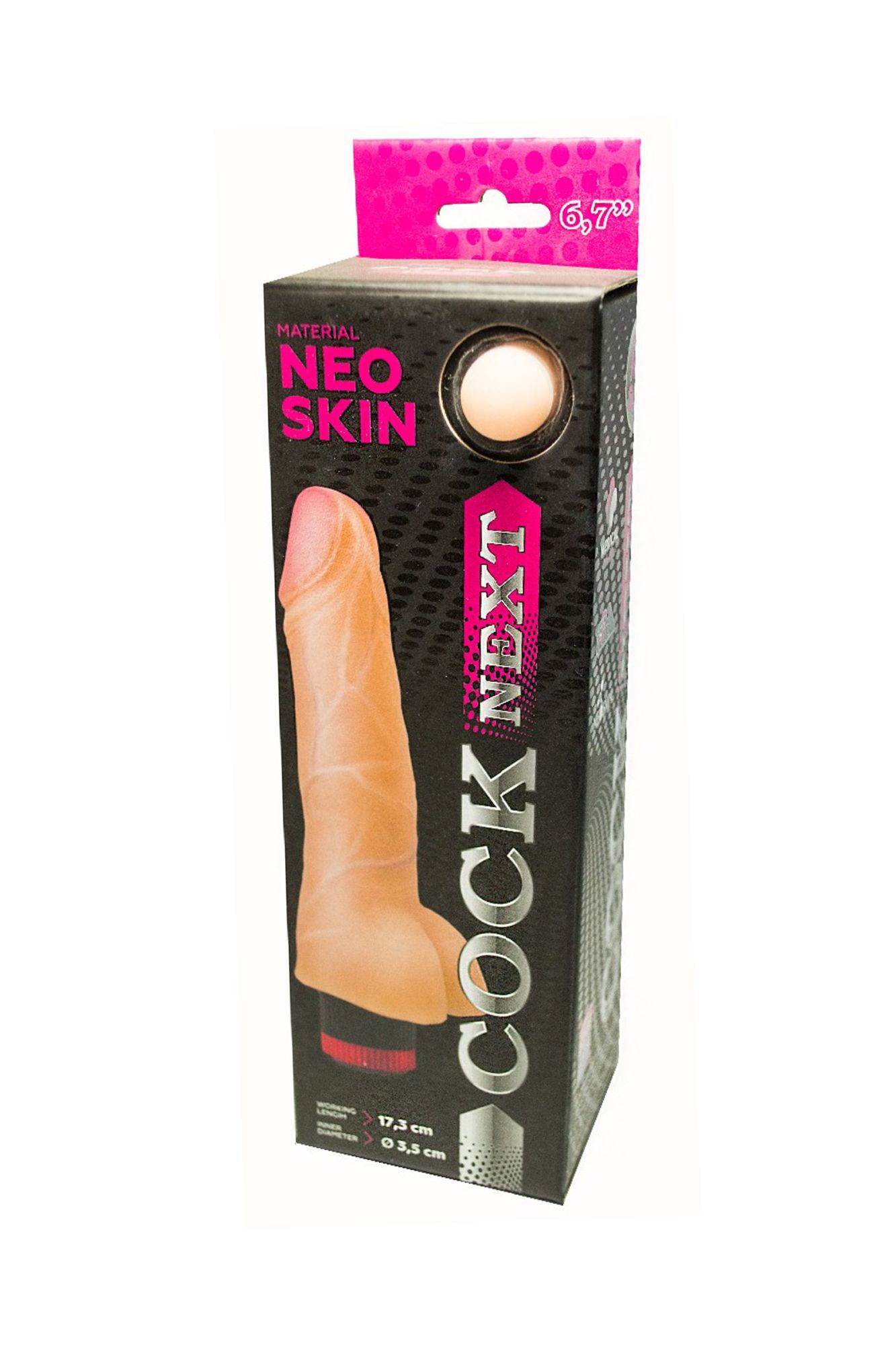 вибромассажёр-реалистик cock next lovetoy, tpr, телесный, 17,3 см в России