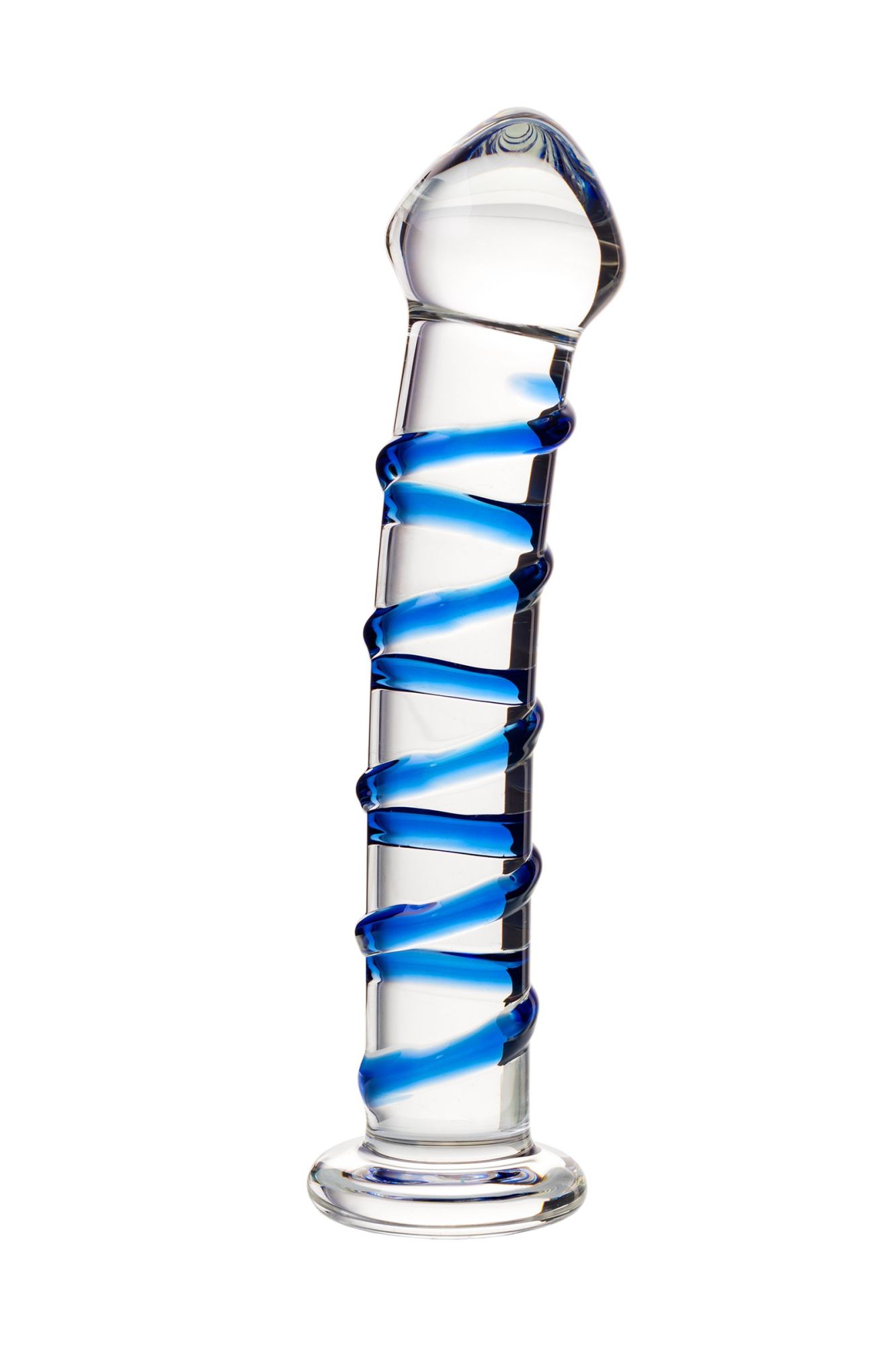 нереалистичный фаллоимитатор sexus glass, стекло, 17 см в России