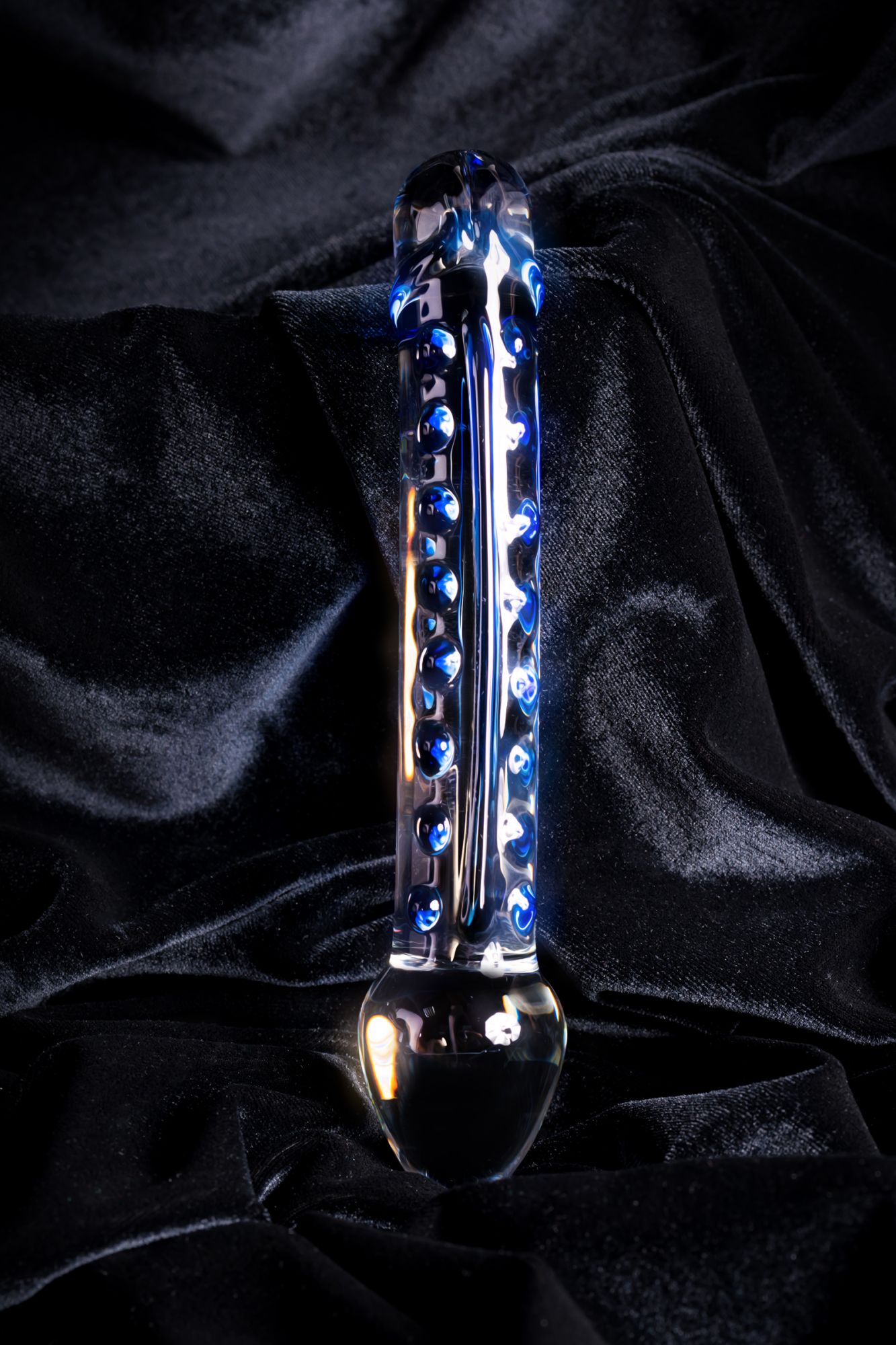 фаллоимитатор с двумя головками sexus glass, стекло, прозрачный, 20 см в России