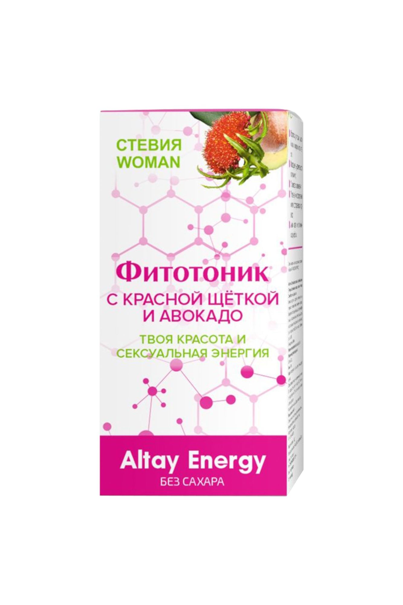 растительный сироп «фитотоник» стевия woman твоя красота и сексуальная энергия, 250 мл в России