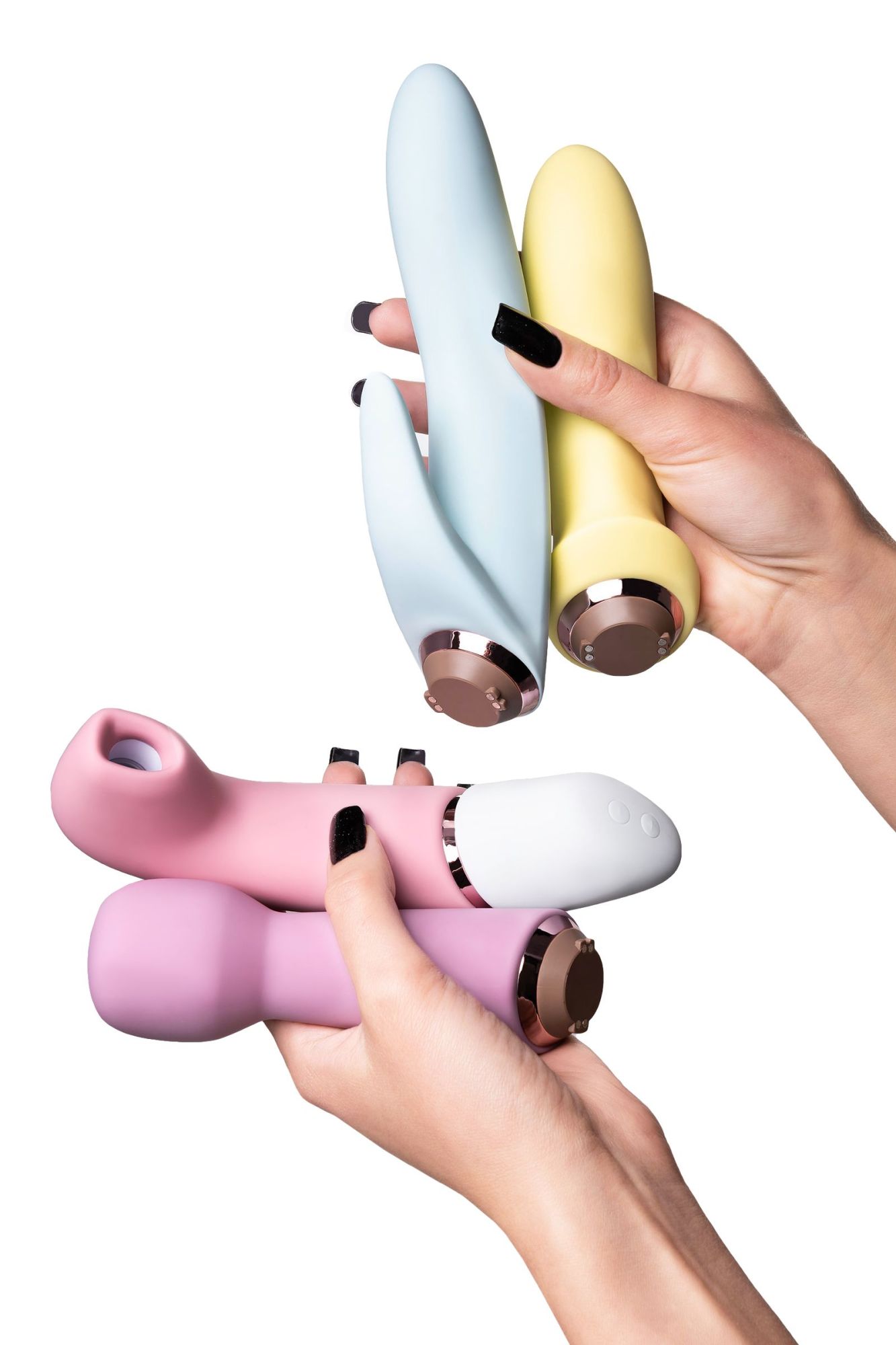 набор вибраторов satisfyer marvelous four, силикон, ассорти в России
