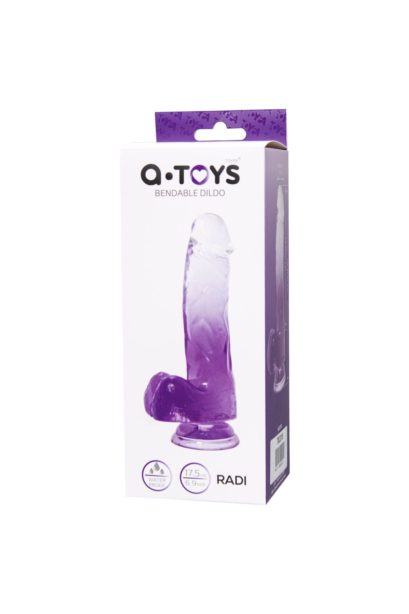 фаллоимитатор a-toys by toyfa radi, tpe, 17,5 см в России