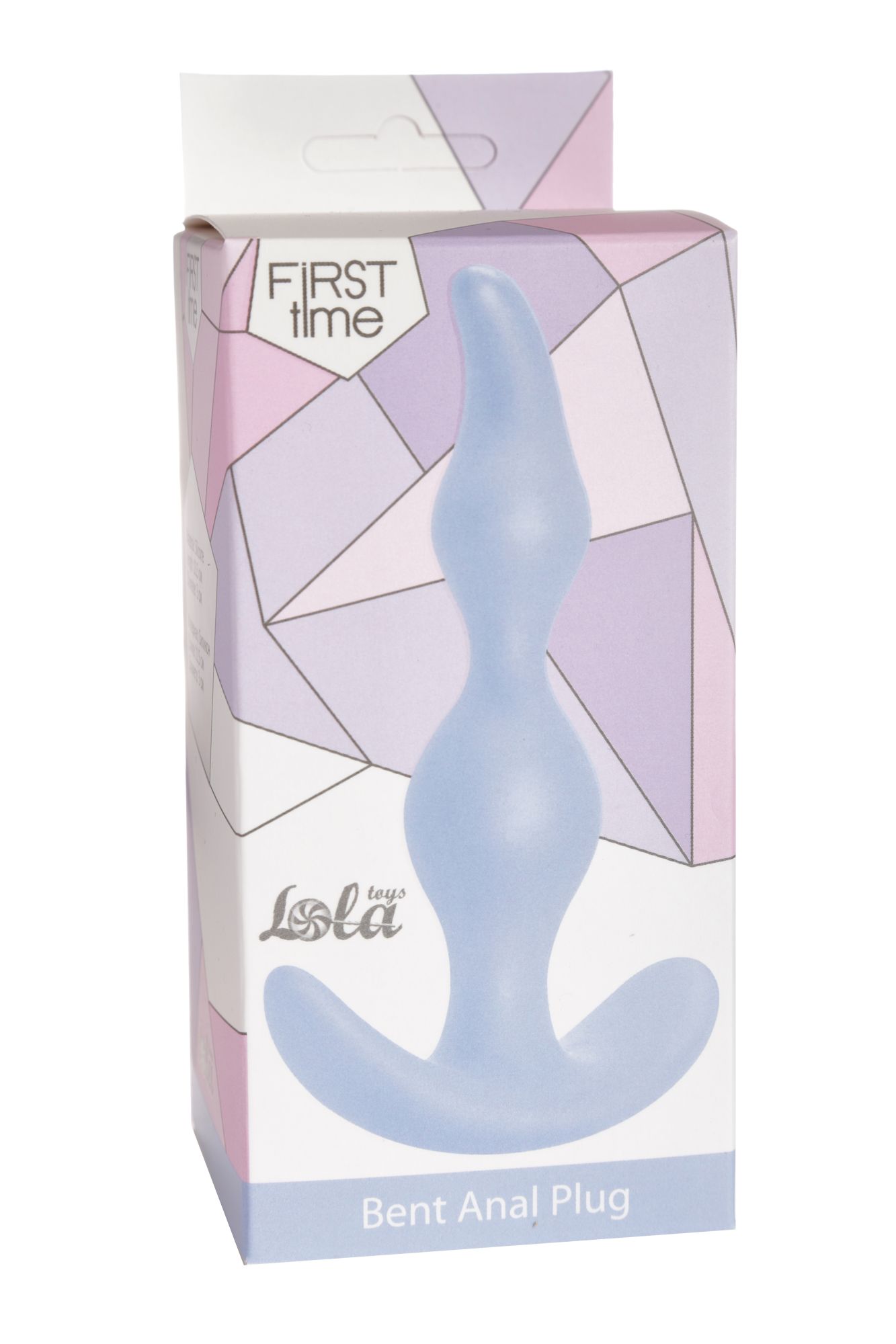 анальная пробка bent anal plug blue 5002-02lola в России