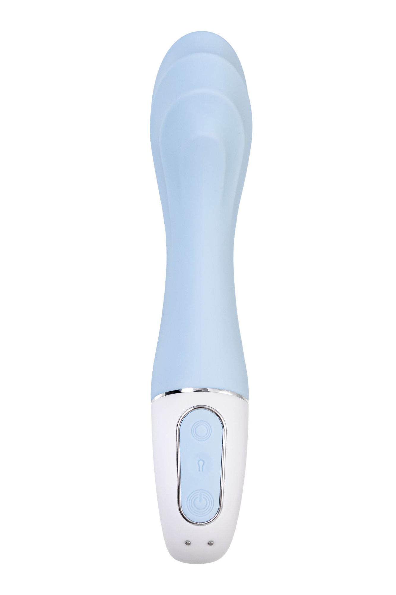 нереалистичный вибратор satisfyer air pump vibrator 5, силикон, голубой,  см. в России