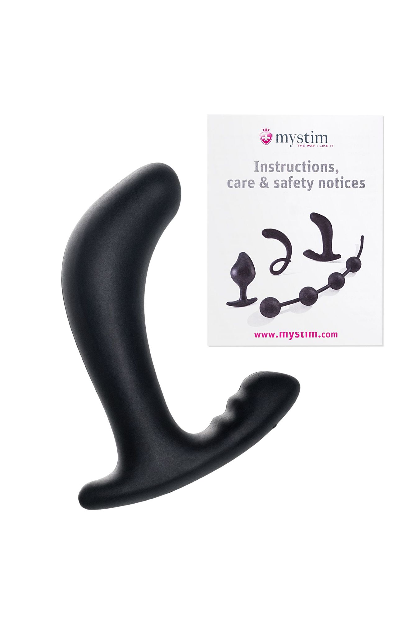 электростимулятор mystim twisting tom, силикон, черный, 13 см в России