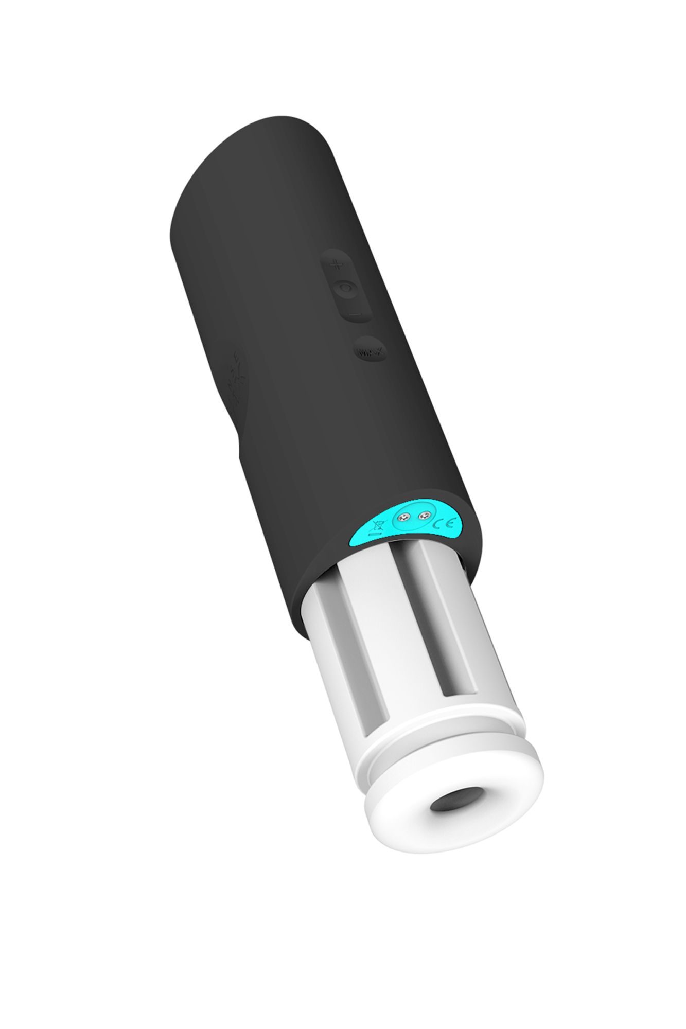 мастурбатор нереалистичный sense max, силикон, черный, 18.5 см в России