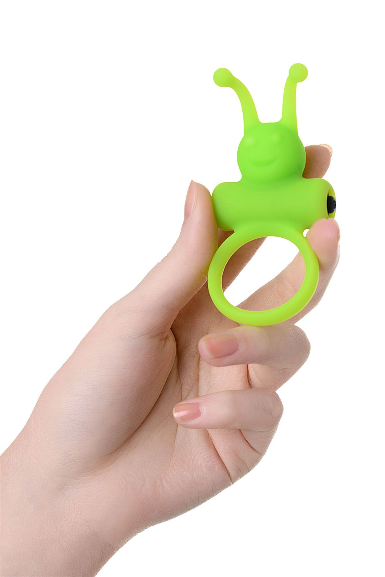 эрекционное кольцо на пенис a-toys by toyfa flik, силикон, зеленый, 9,1 см, ø 3,1 см в России