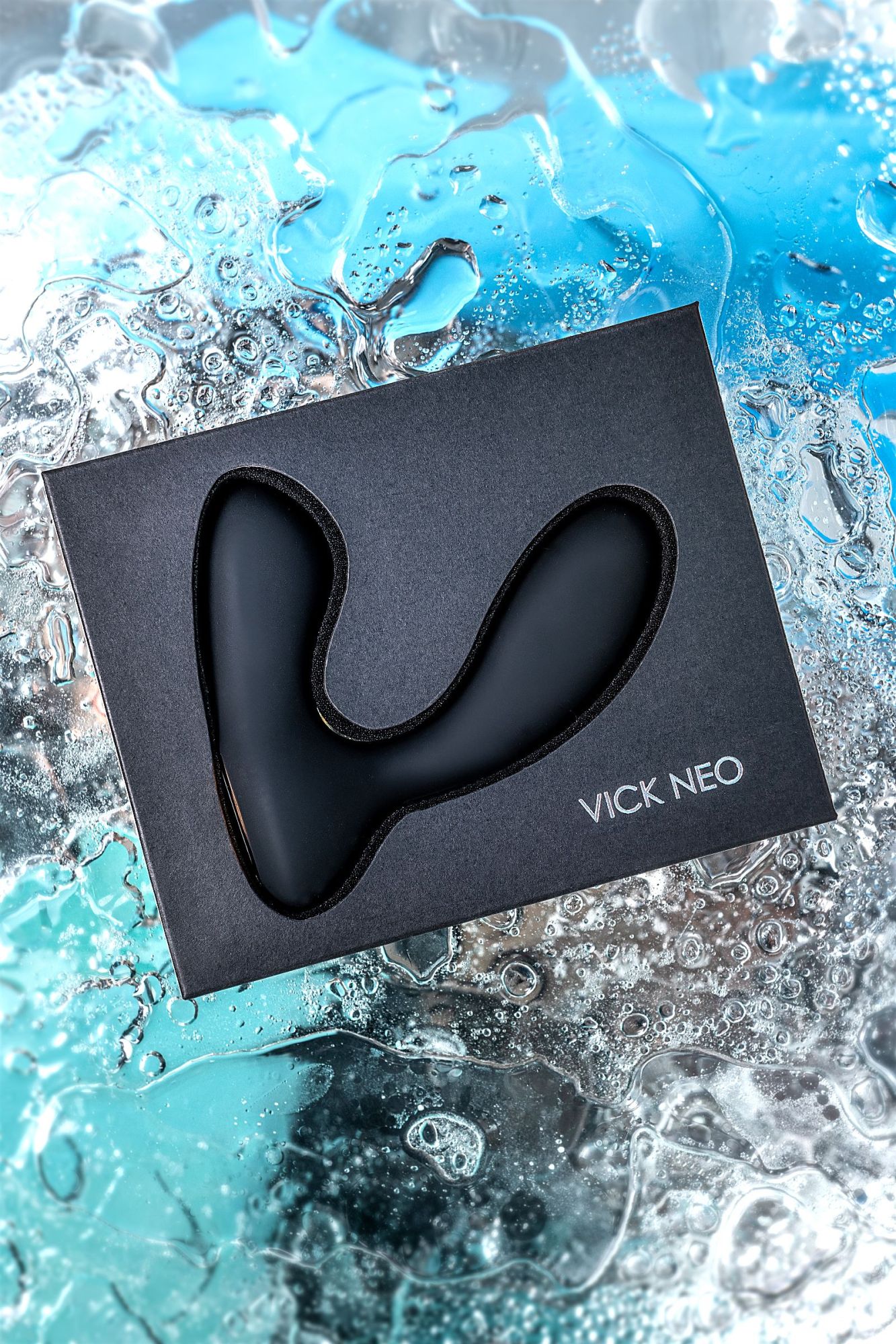 стимулятор простаты svakom vick neo, силикон, чёрный, 10 см в России