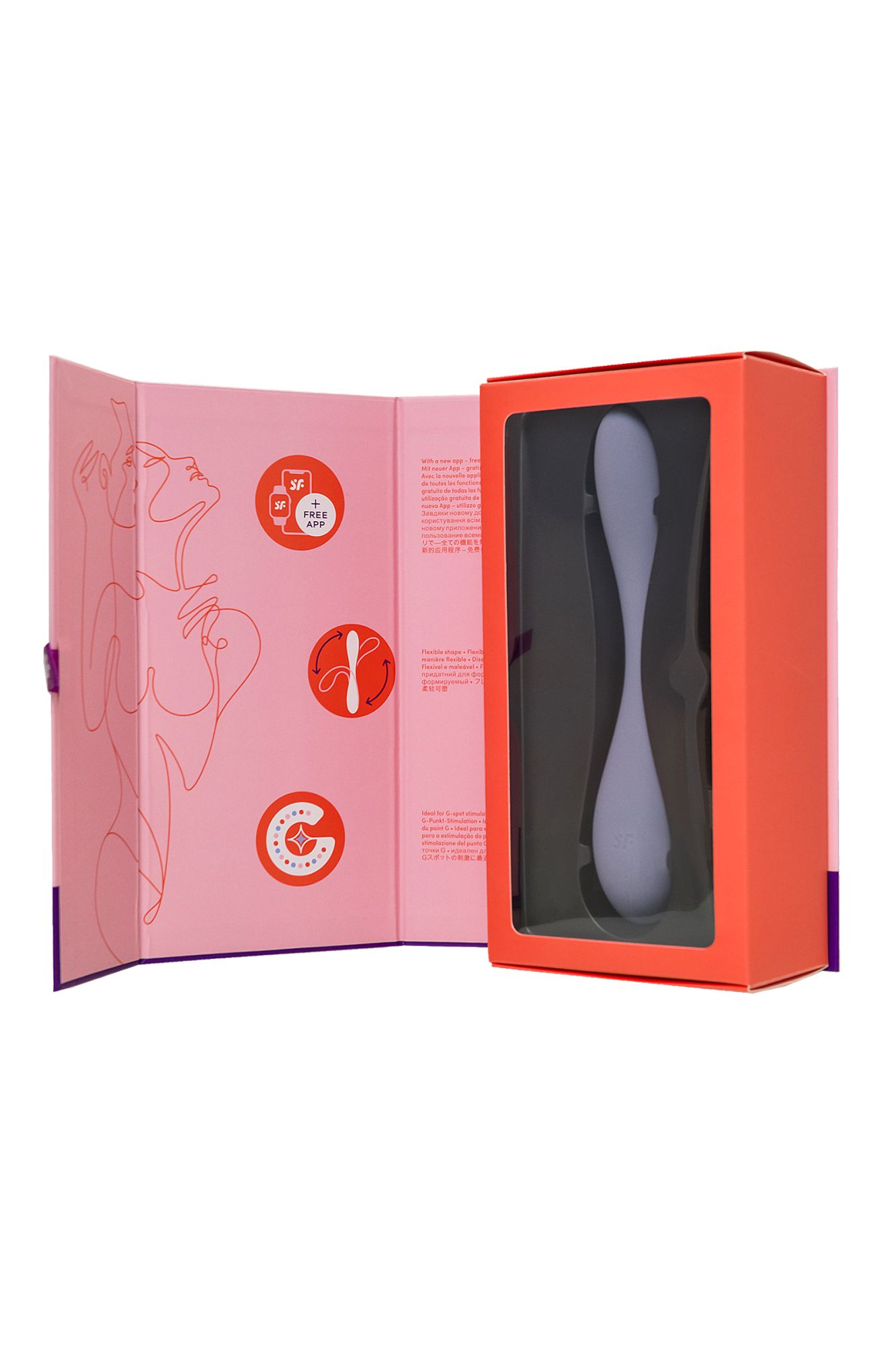 стимулятор точки g satisfyer g-spot flex 5, фиолетовый в России