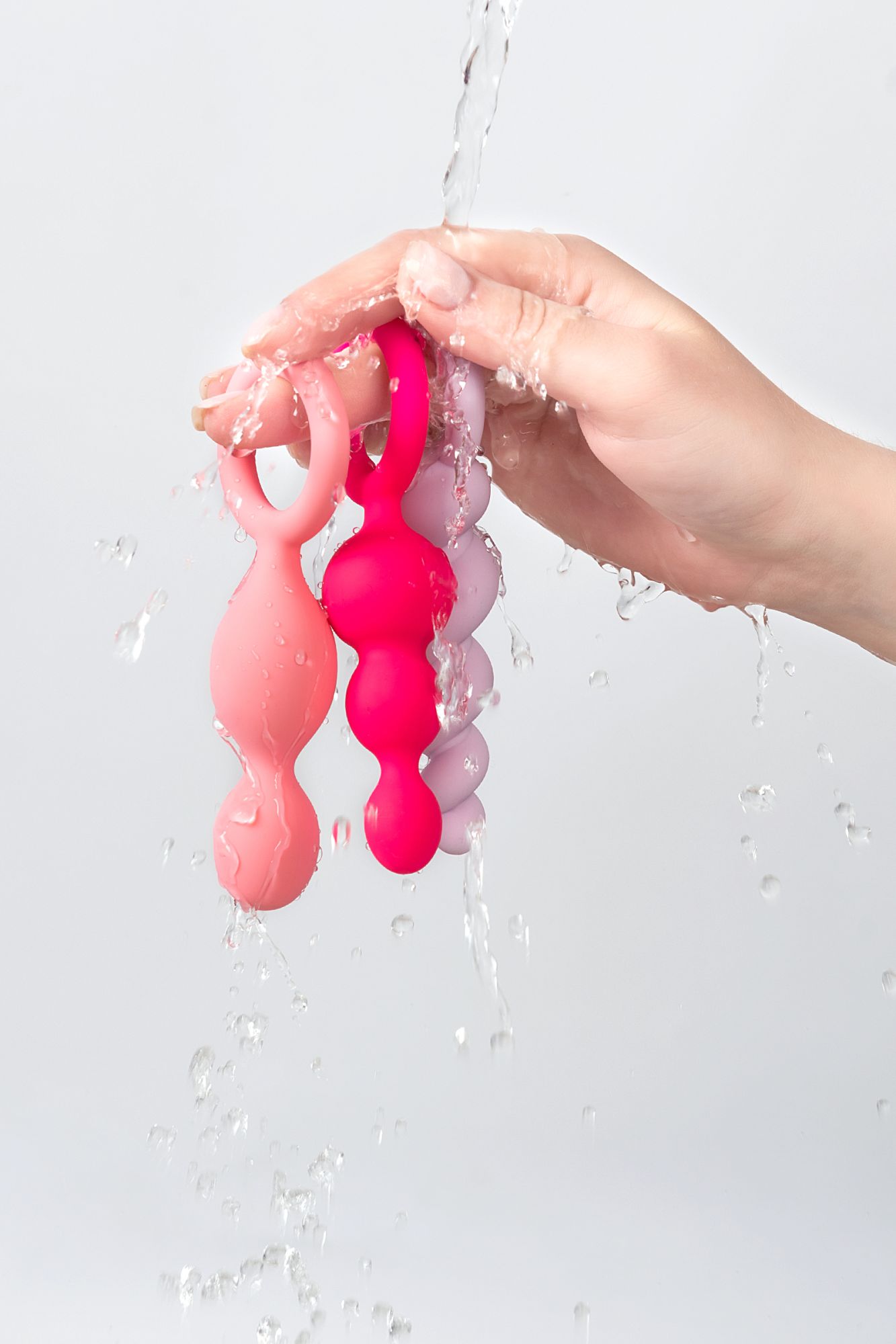 набор анальных плагов satisfyer, силикон, ассорти, 13,5 см. в России