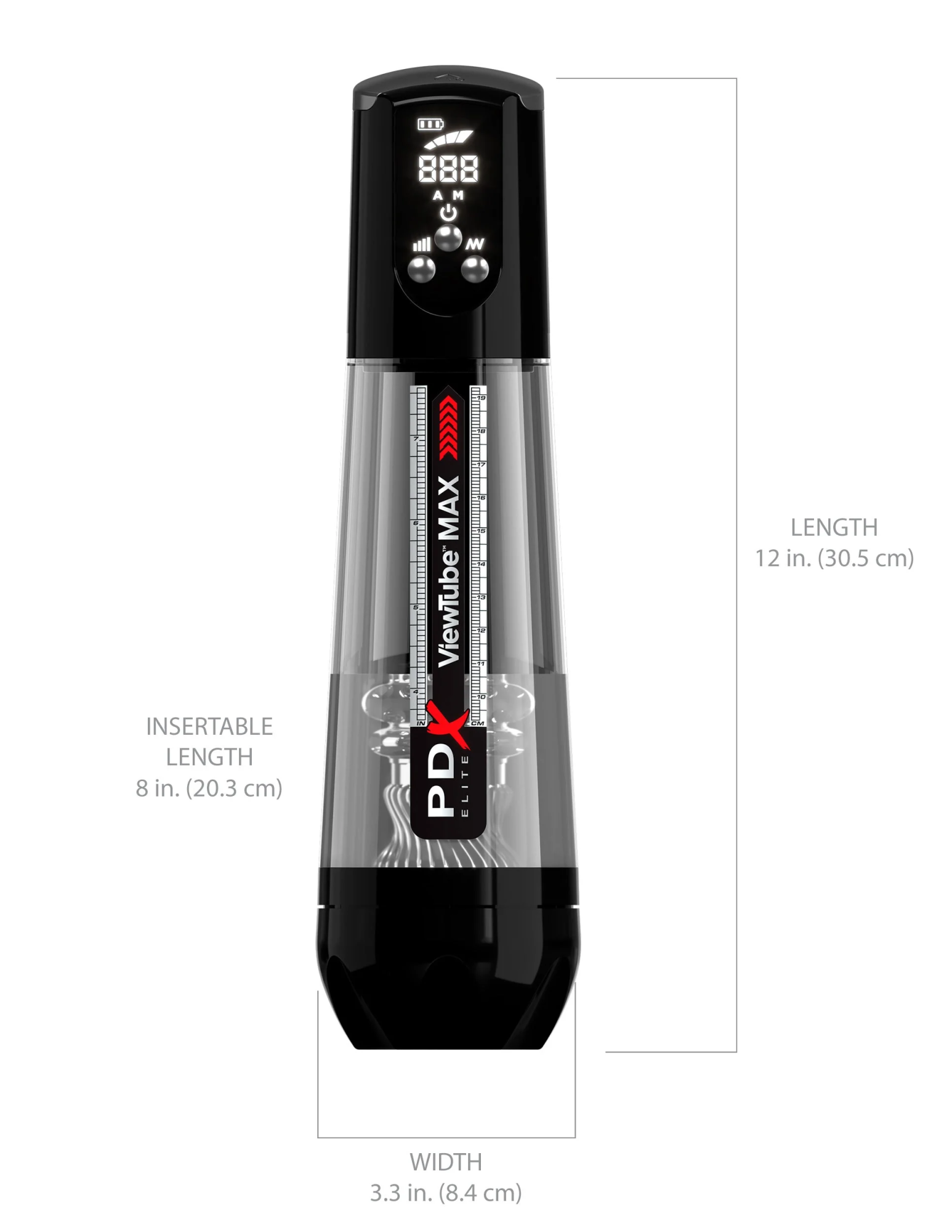 мастурбатор с вибрацией pdx elite viewtube max view - black pipedream rd55323pd в России