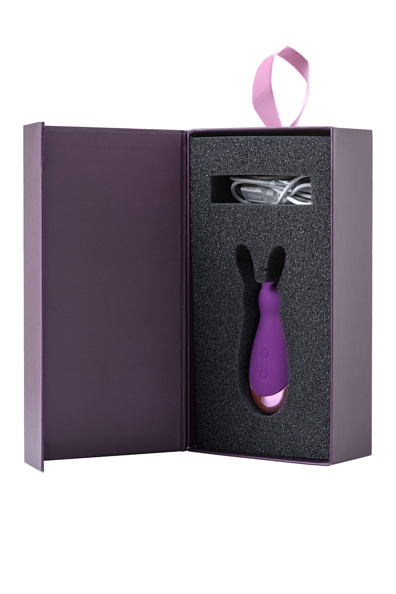 стимулятор эрогенных зон eromantica bunny, силикон, фиолетовый, 12,5 в России
