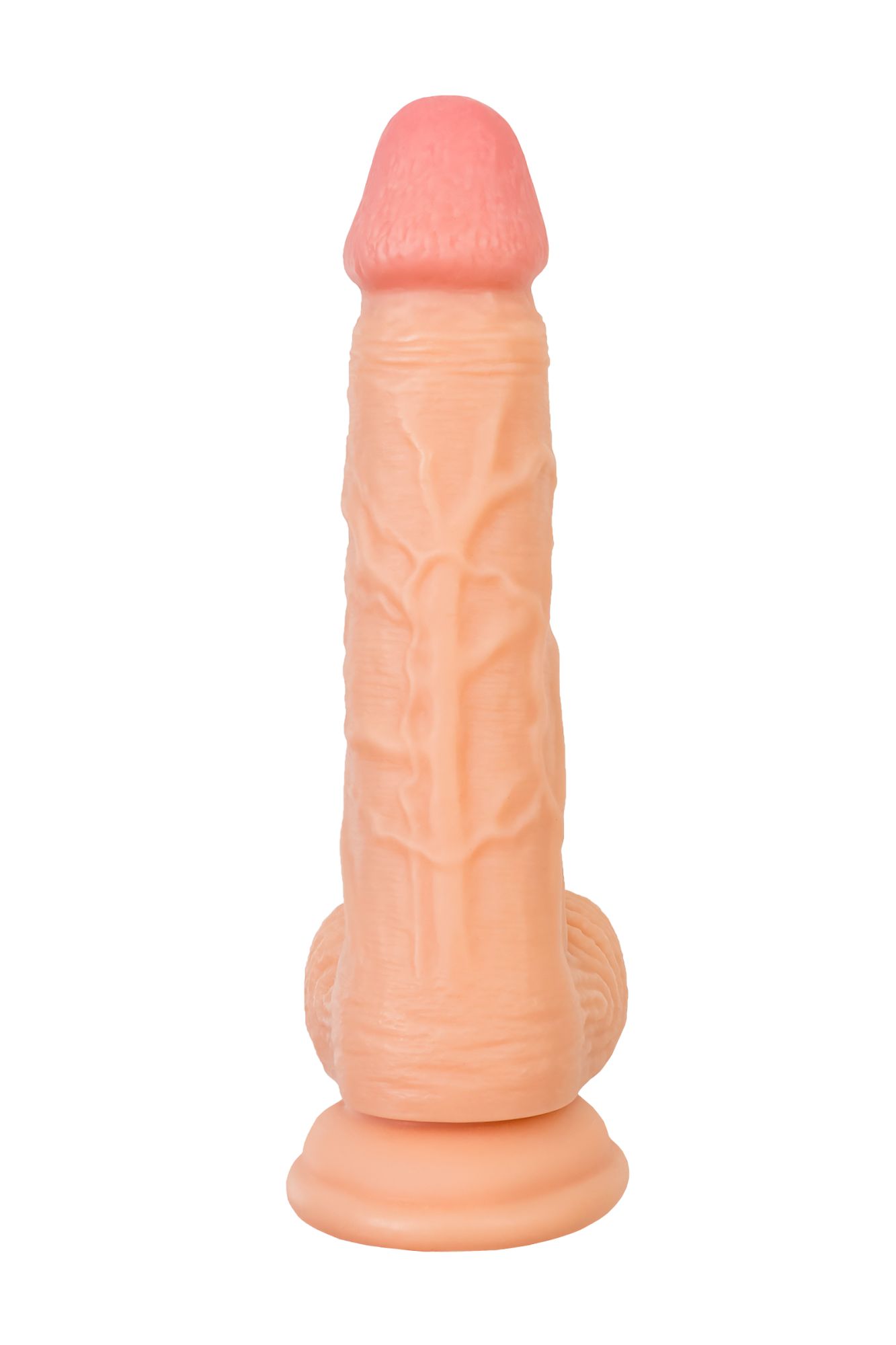 реалистичный фаллоимитатор realstick nude baz, pvc, телесный, 19 см в России