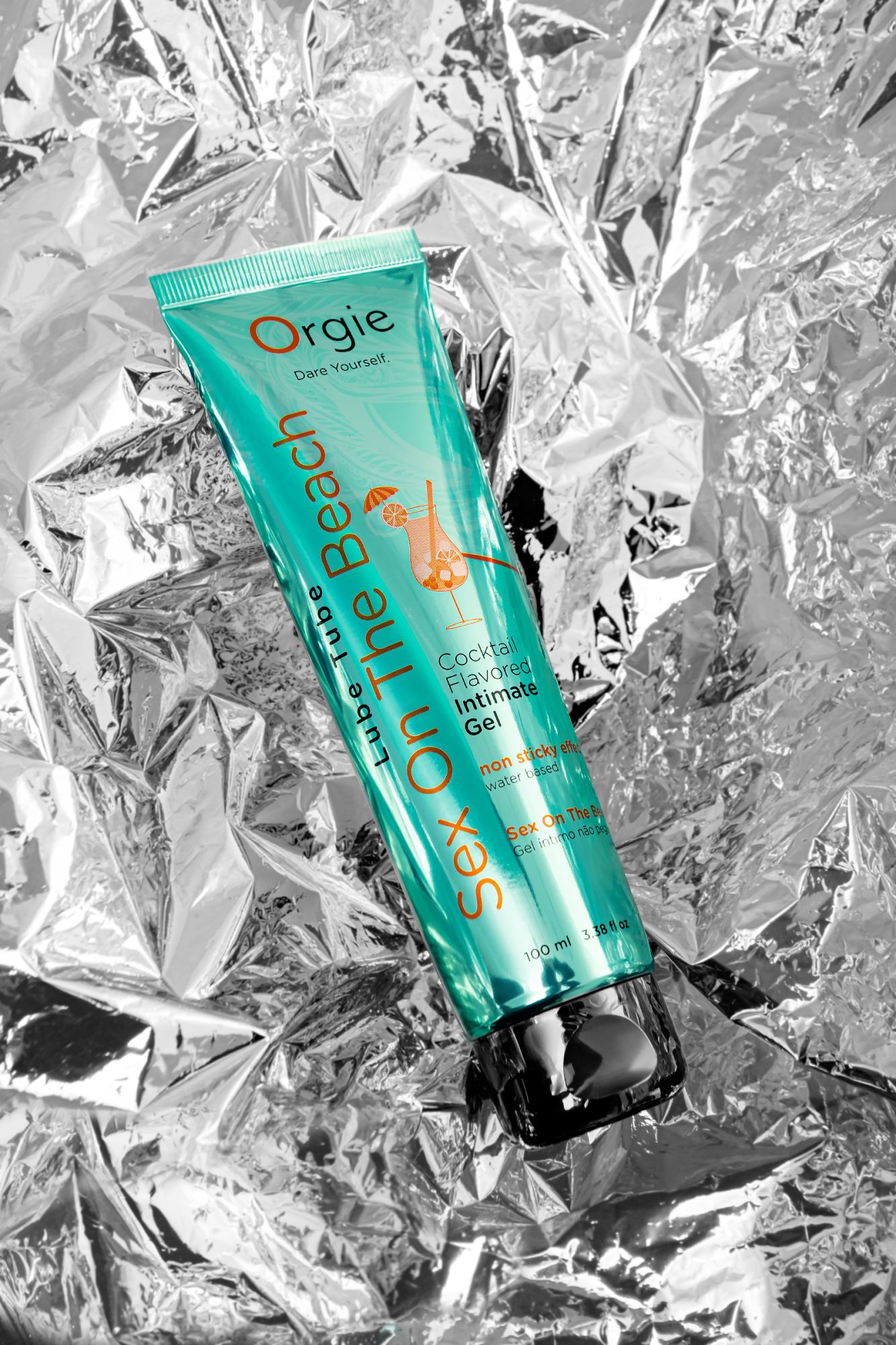 интимный гель orgie lube tube на водной основе, со вкусом коктейля секс на пляже, 100 мл в России